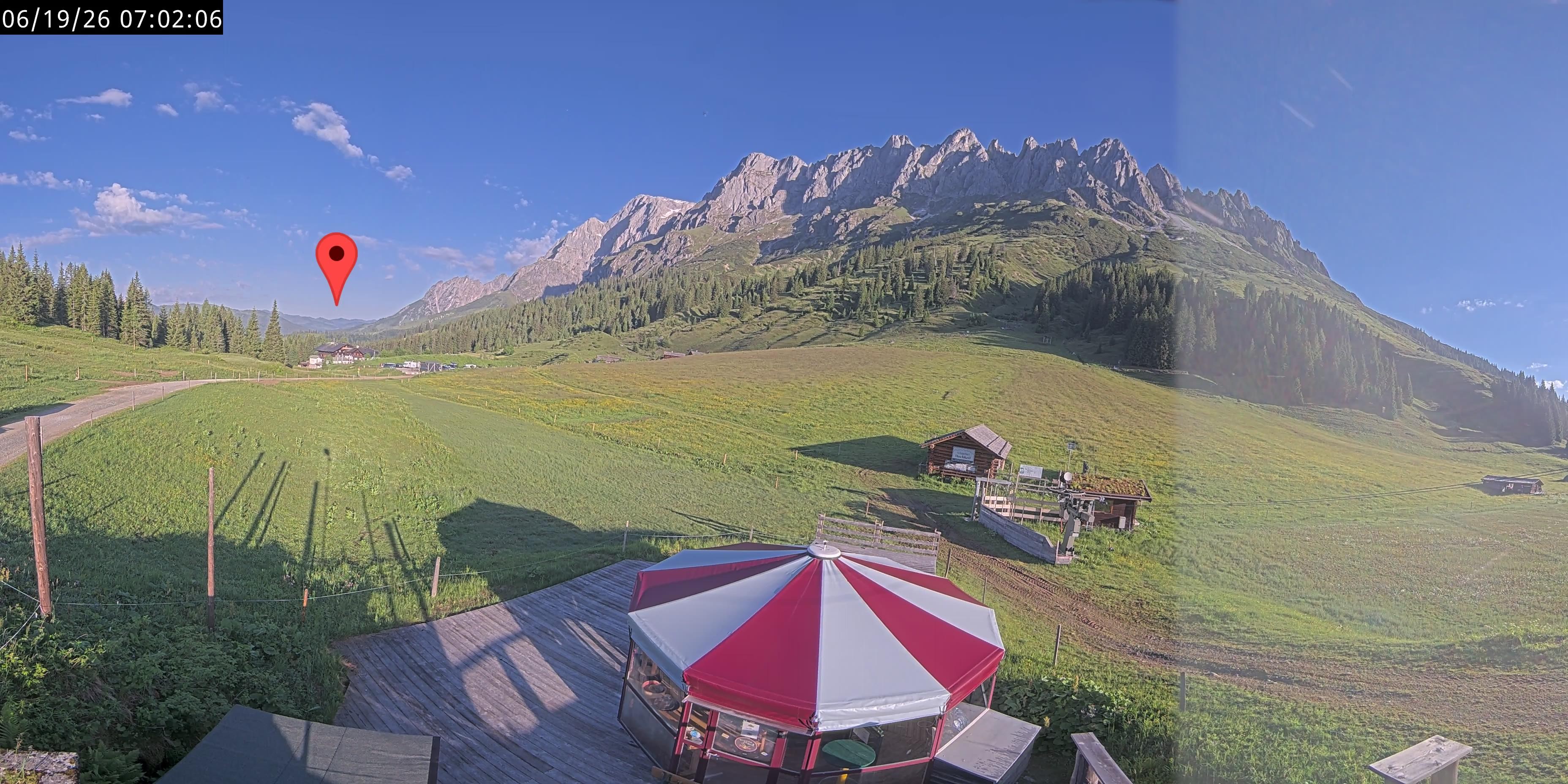 Archiv Foto Webcam Berghotel Arthurhaus am Hochkönig