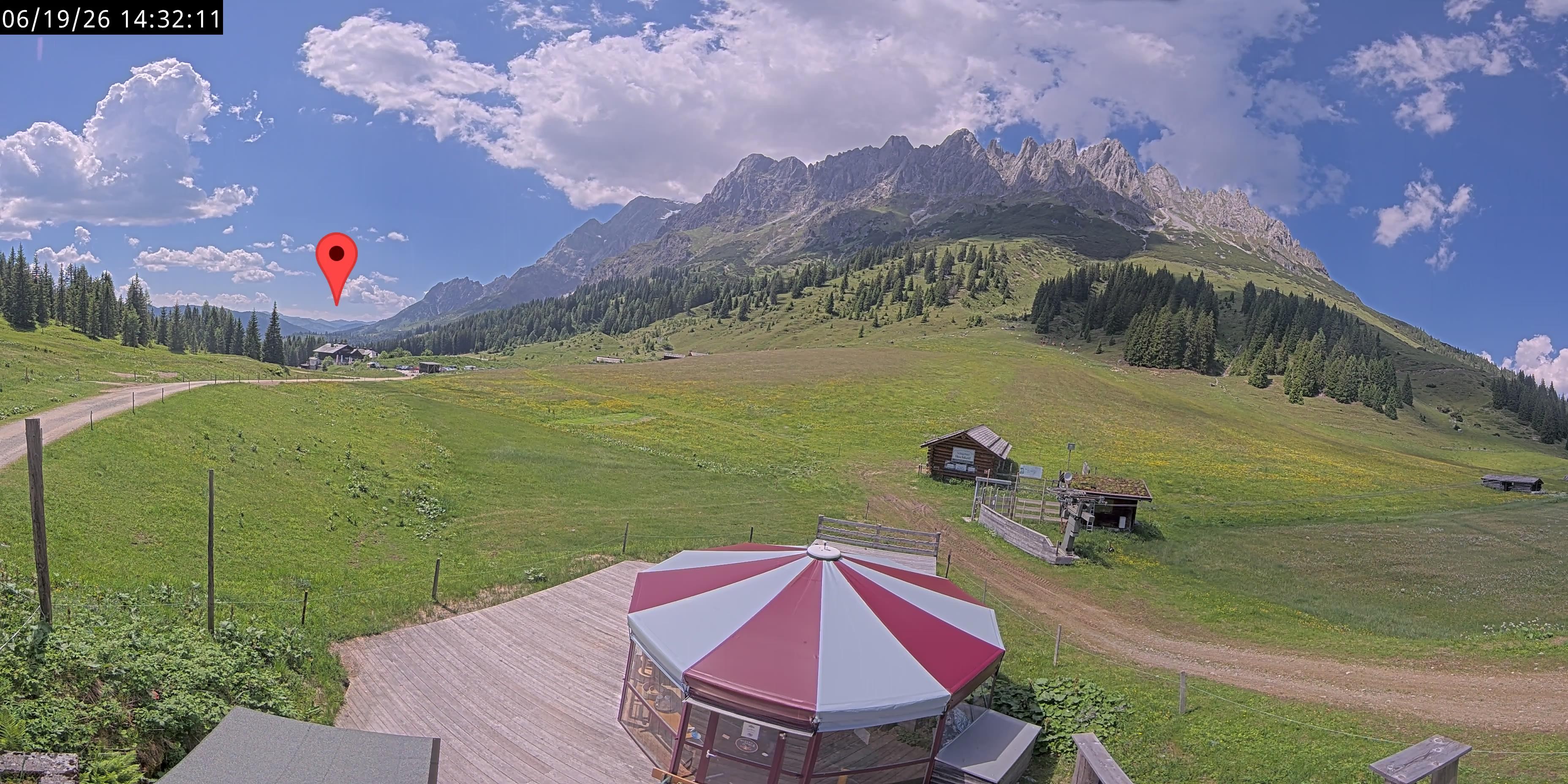 Archiv Foto Webcam Berghotel Arthurhaus am Hochkönig