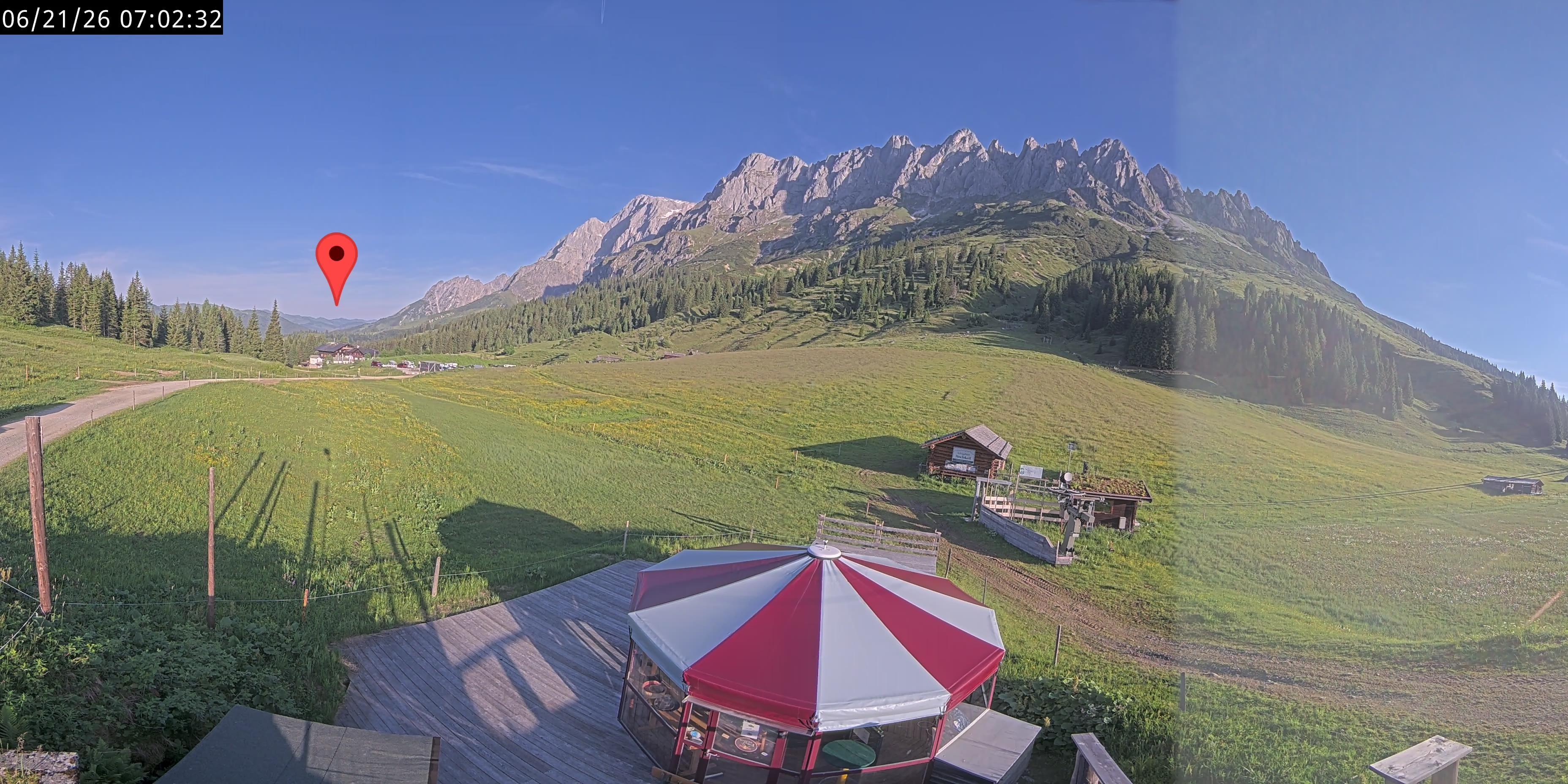 Archiv Foto Webcam Berghotel Arthurhaus am Hochkönig
