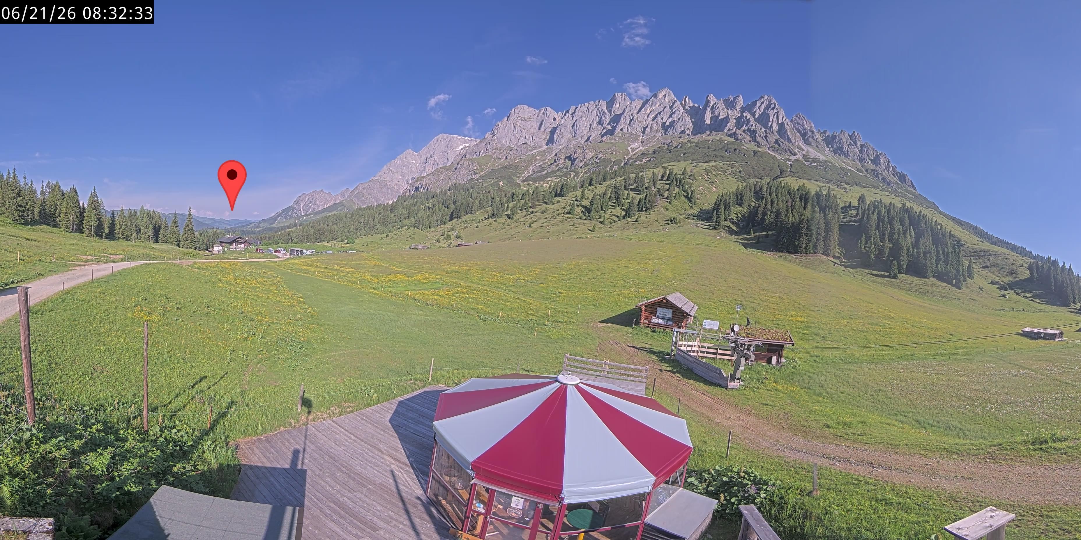 Archiv Foto Webcam Berghotel Arthurhaus am Hochkönig