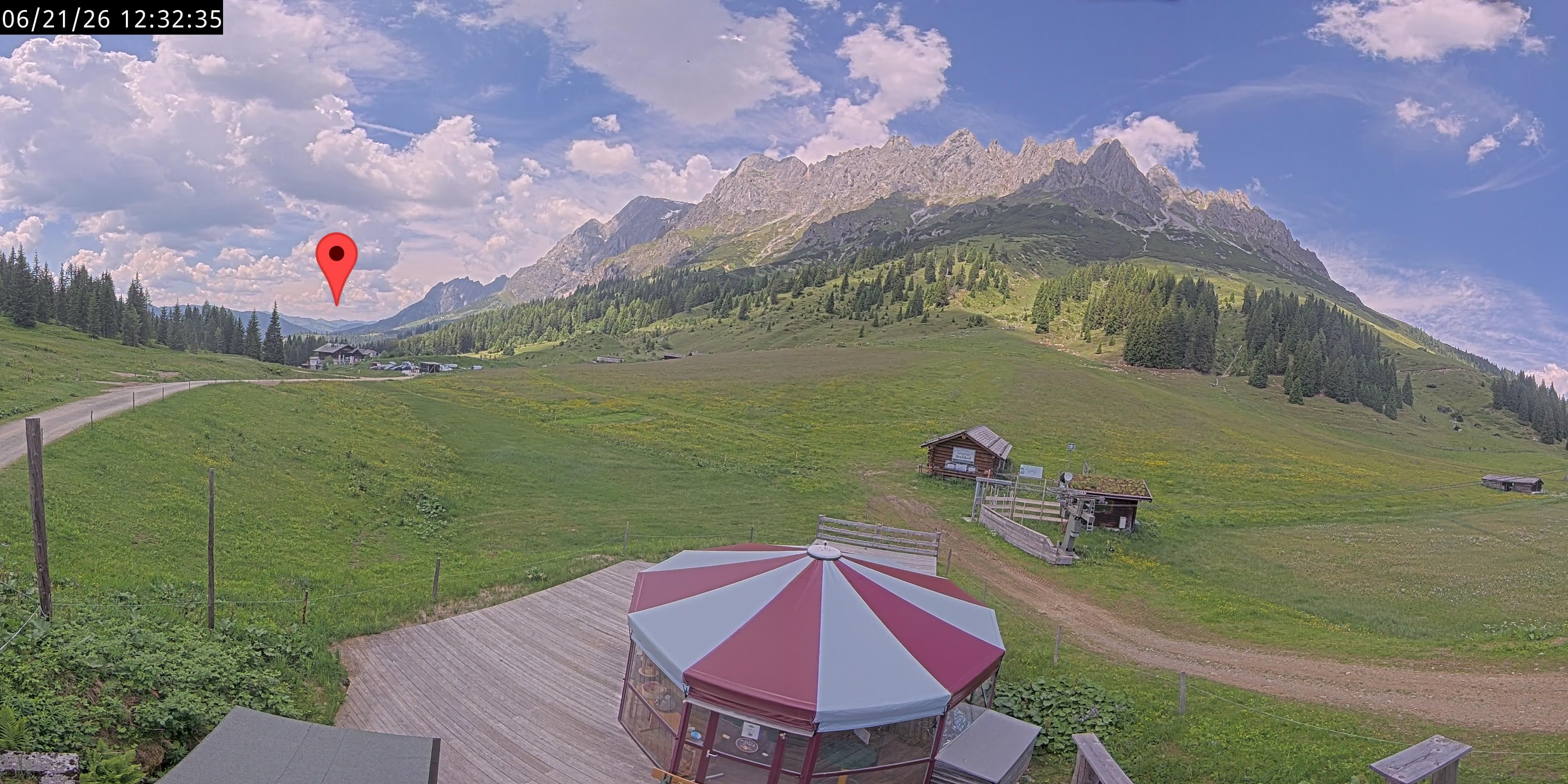 Archiv Foto Webcam Berghotel Arthurhaus am Hochkönig