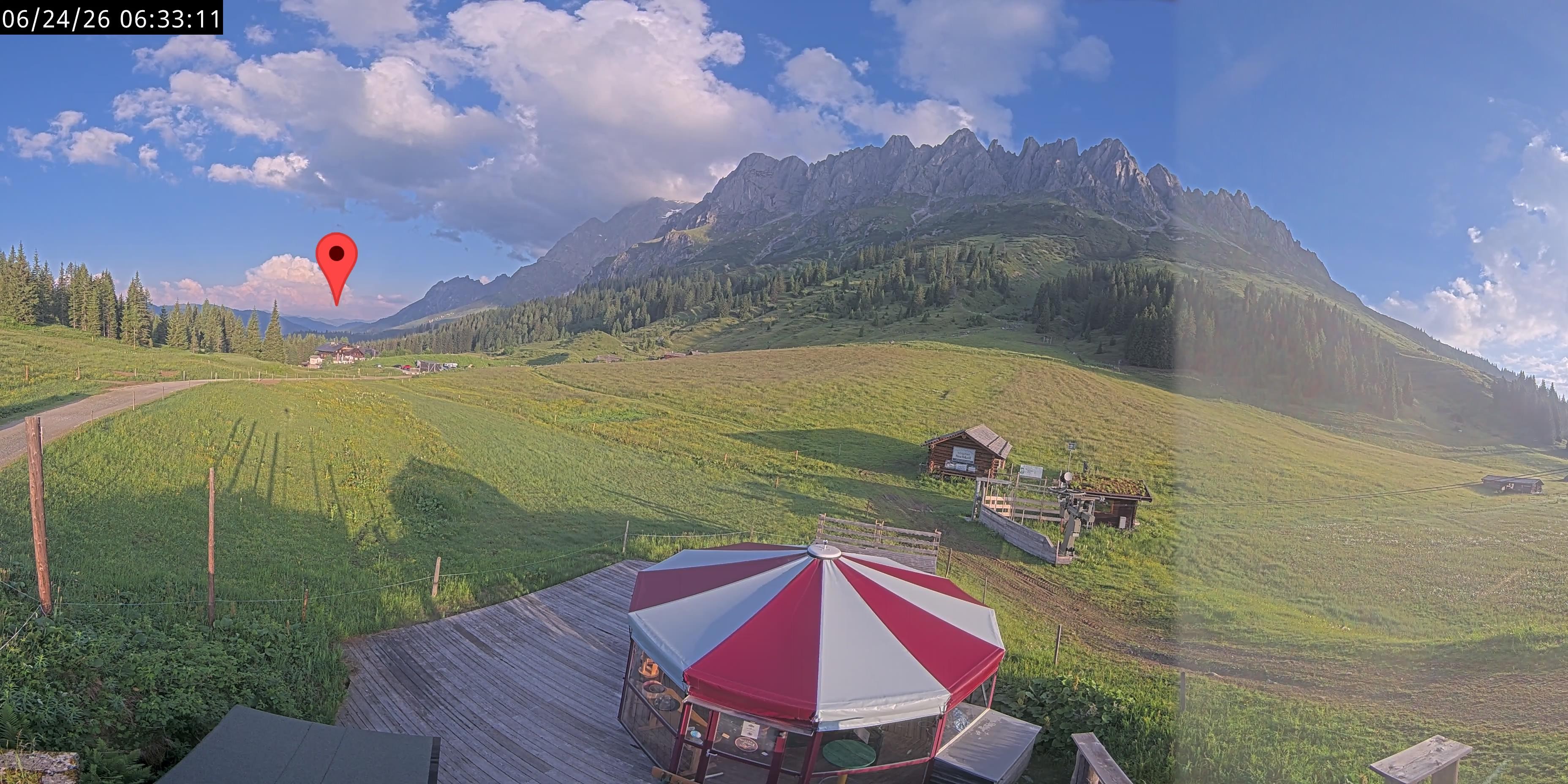 Archiv Foto Webcam Berghotel Arthurhaus am Hochkönig