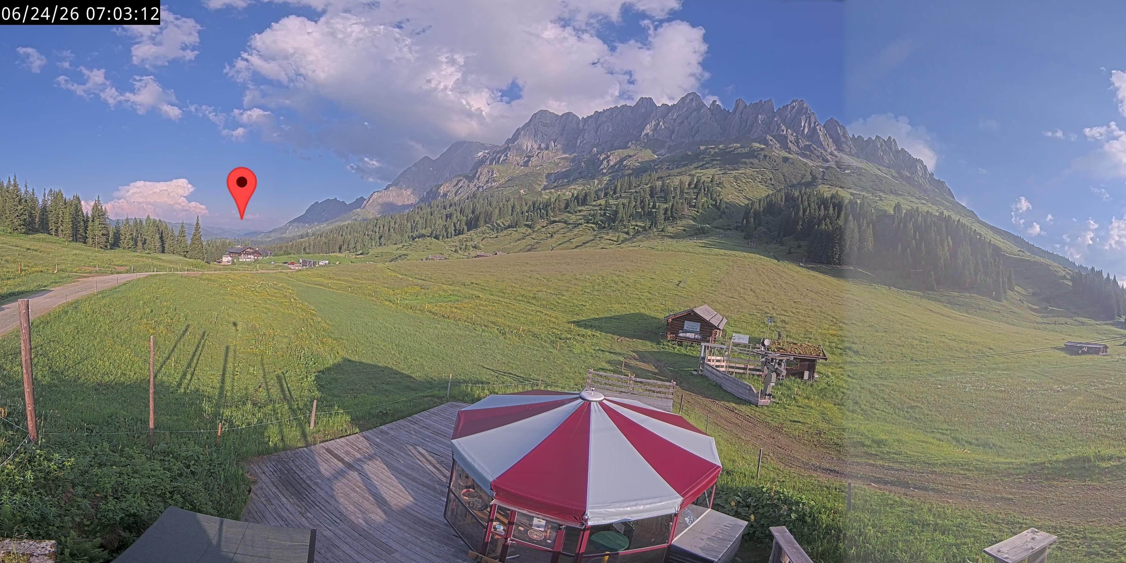 Archiv Foto Webcam Berghotel Arthurhaus am Hochkönig