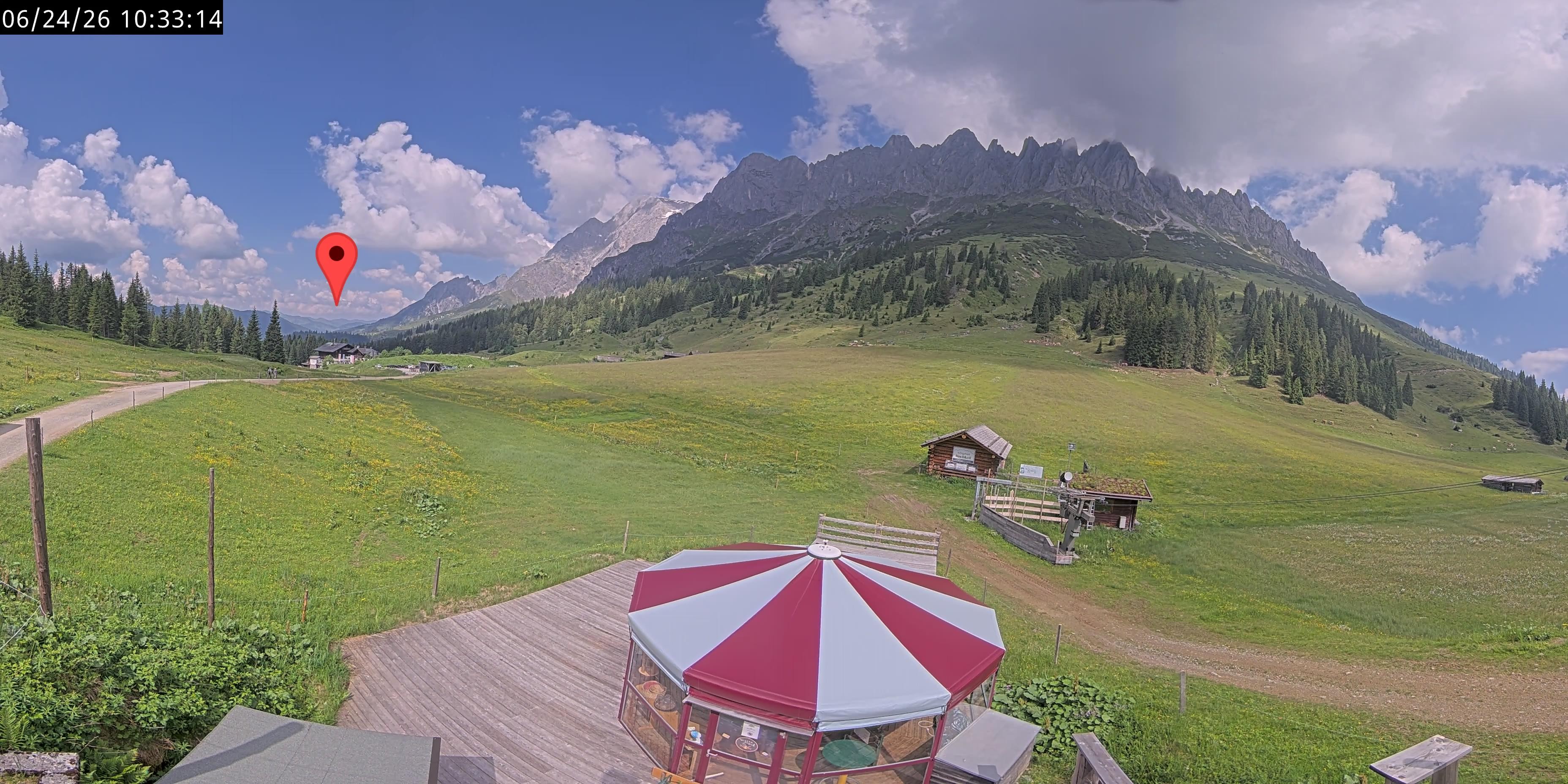 Archiv Foto Webcam Berghotel Arthurhaus am Hochkönig