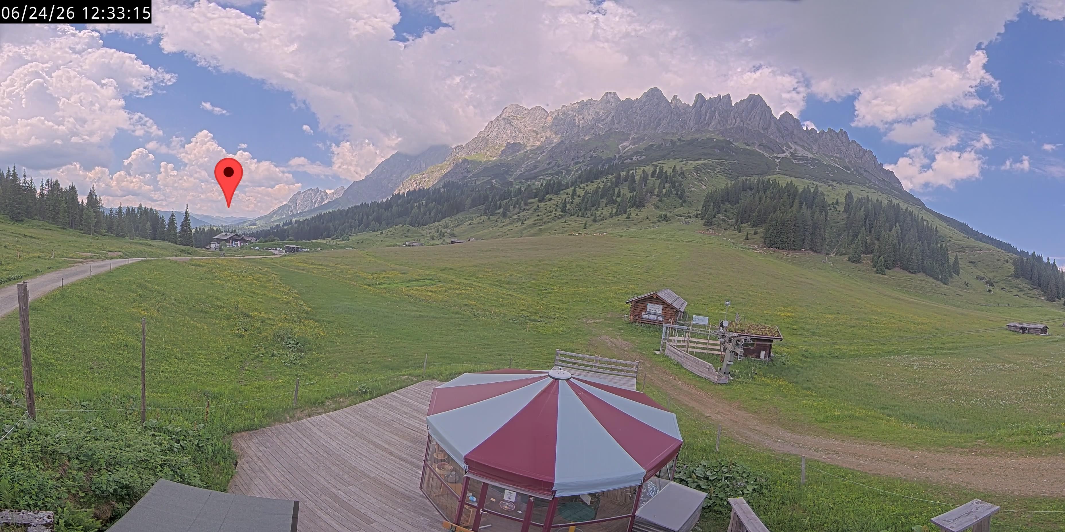 Archiv Foto Webcam Berghotel Arthurhaus am Hochkönig