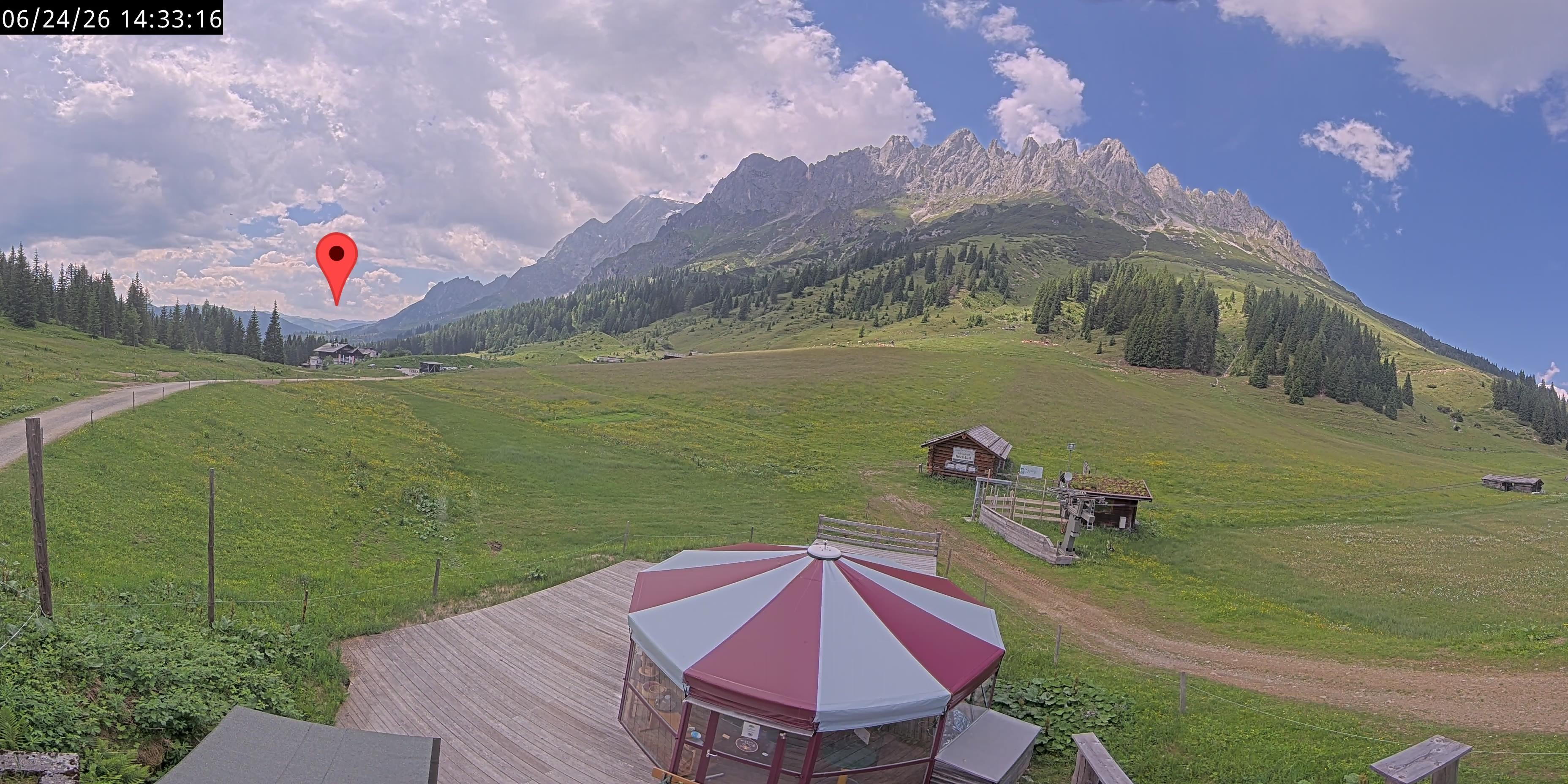 Archiv Foto Webcam Berghotel Arthurhaus am Hochkönig