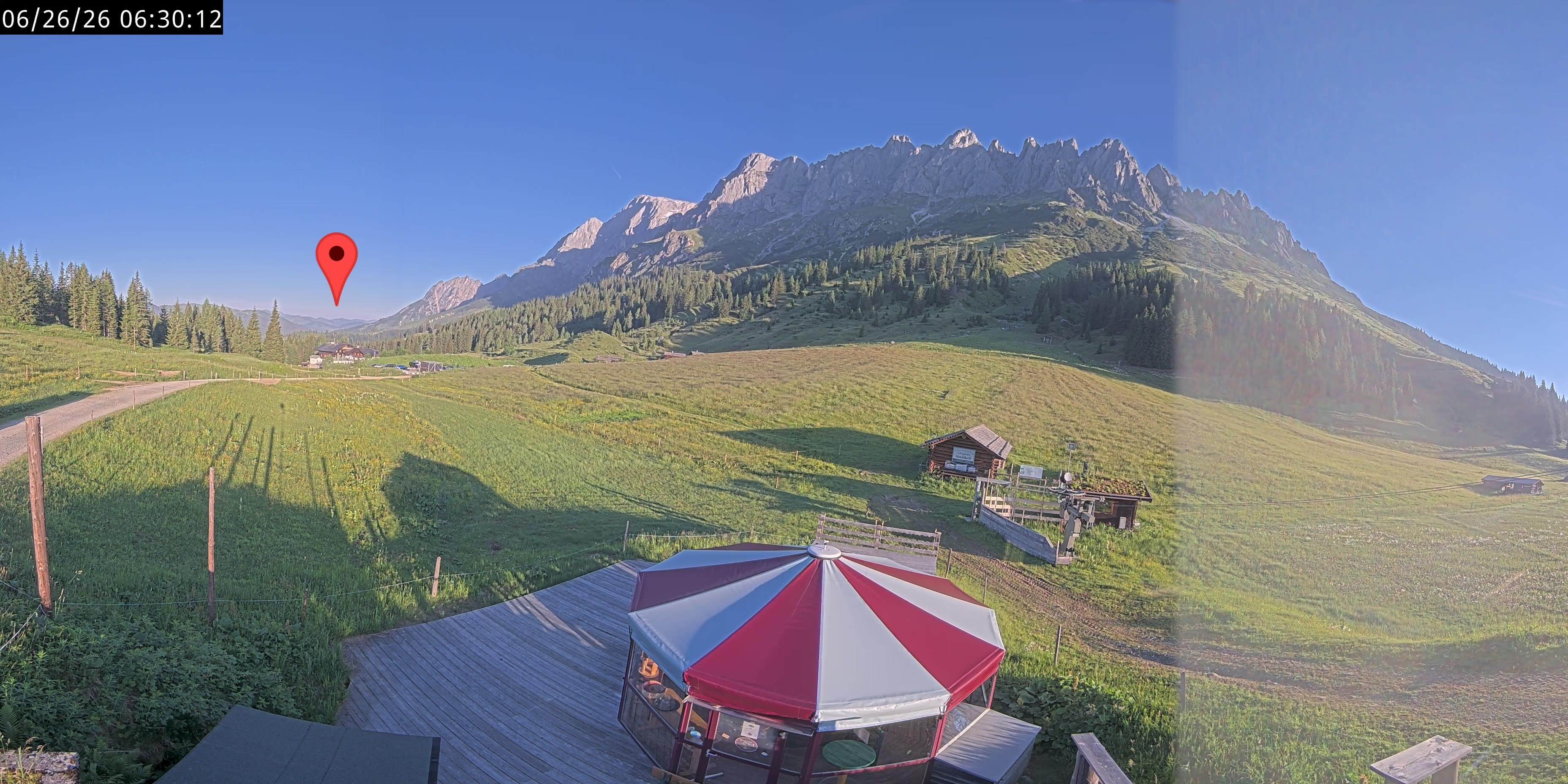Archiv Foto Webcam Berghotel Arthurhaus am Hochkönig