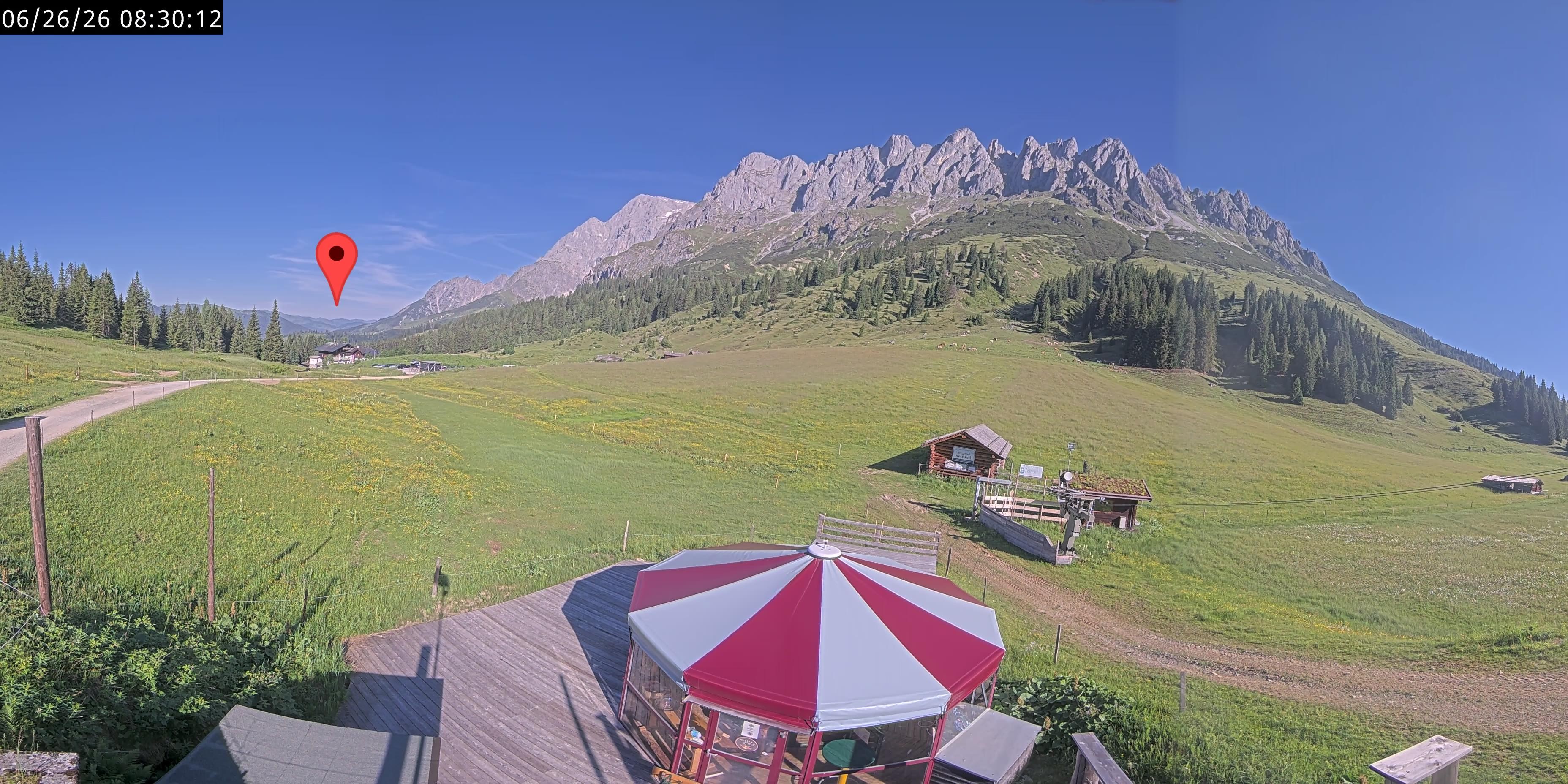 Archiv Foto Webcam Berghotel Arthurhaus am Hochkönig