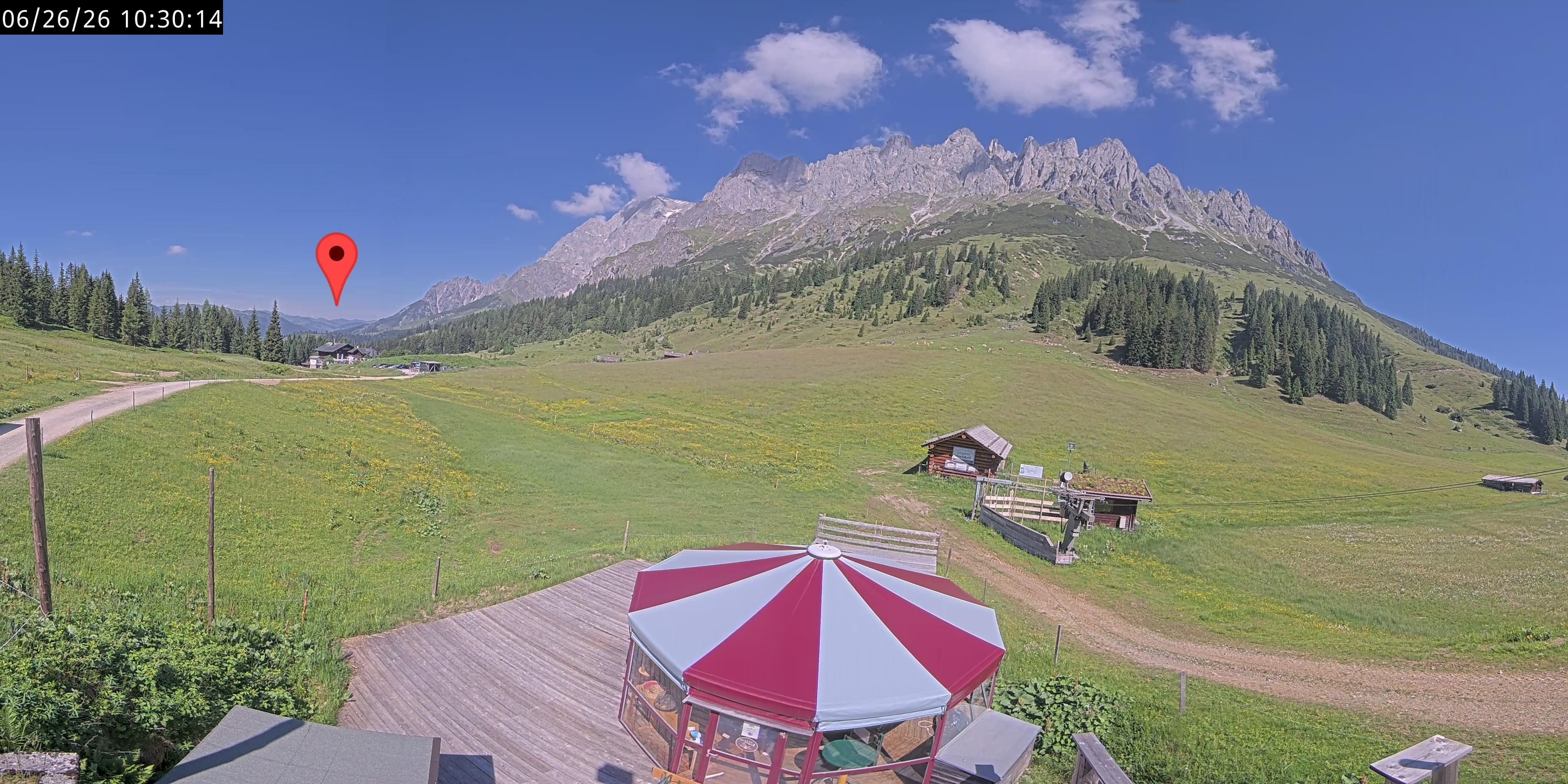 Archiv Foto Webcam Berghotel Arthurhaus am Hochkönig