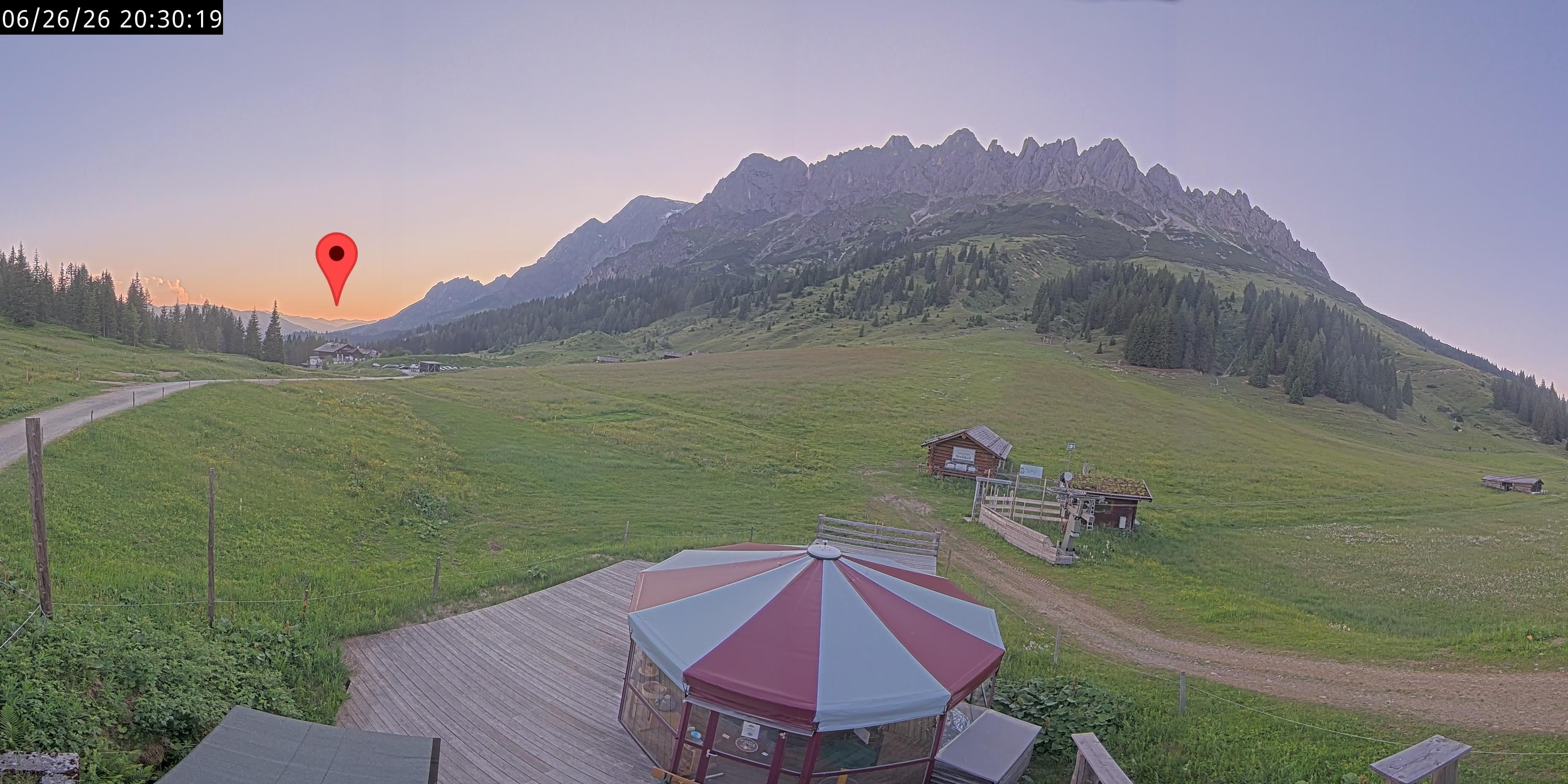 Archiv Foto Webcam Berghotel Arthurhaus am Hochkönig