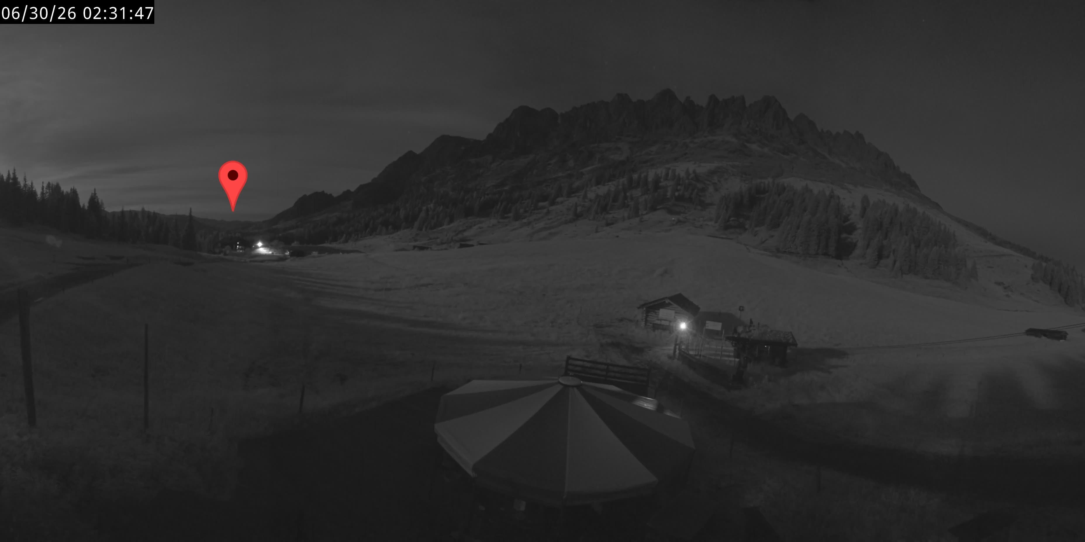 Archived image Webcam Mountain inn Arthurhaus at Hochkönig