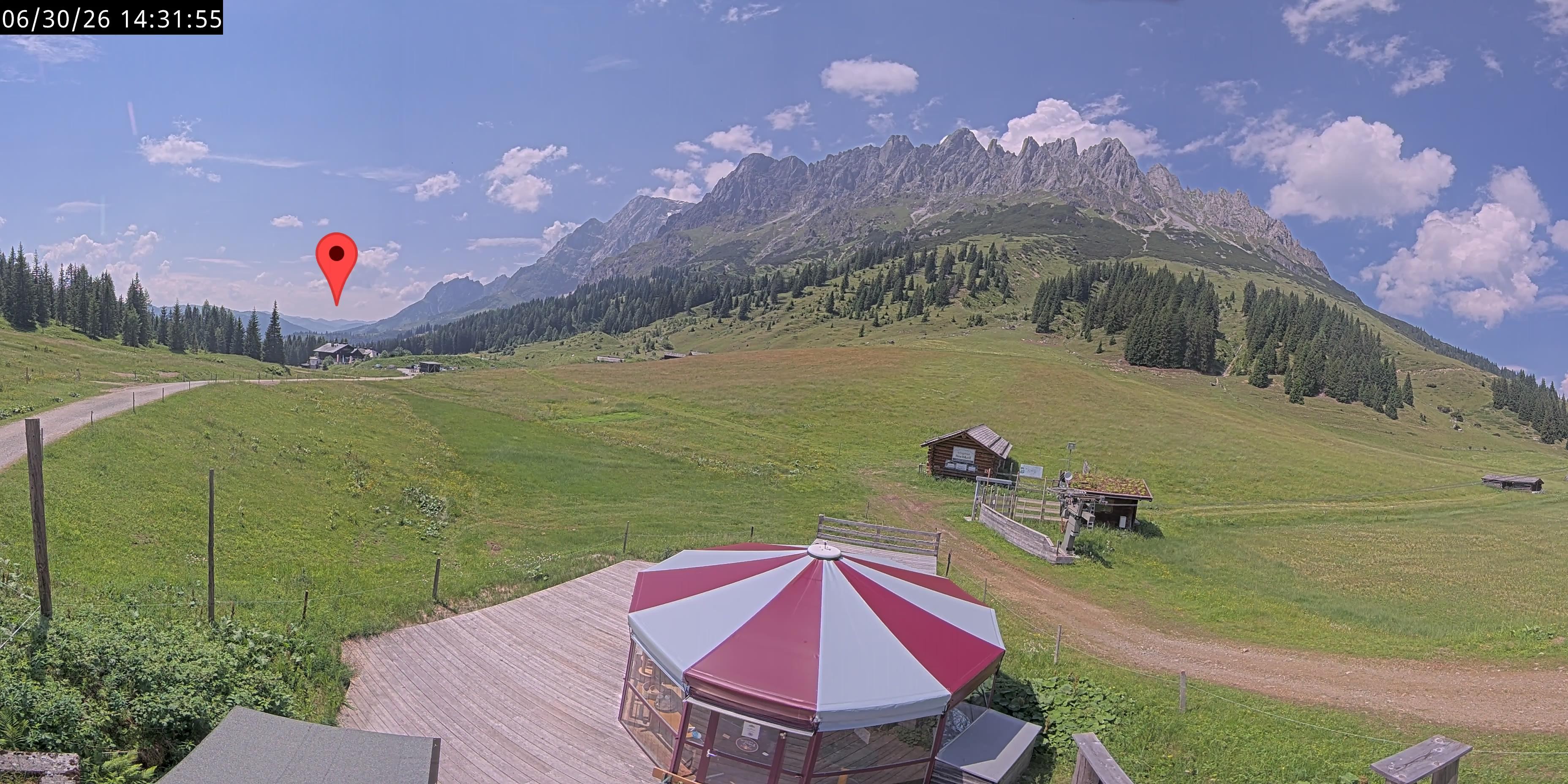 Archiv Foto Webcam Berghotel Arthurhaus am Hochkönig