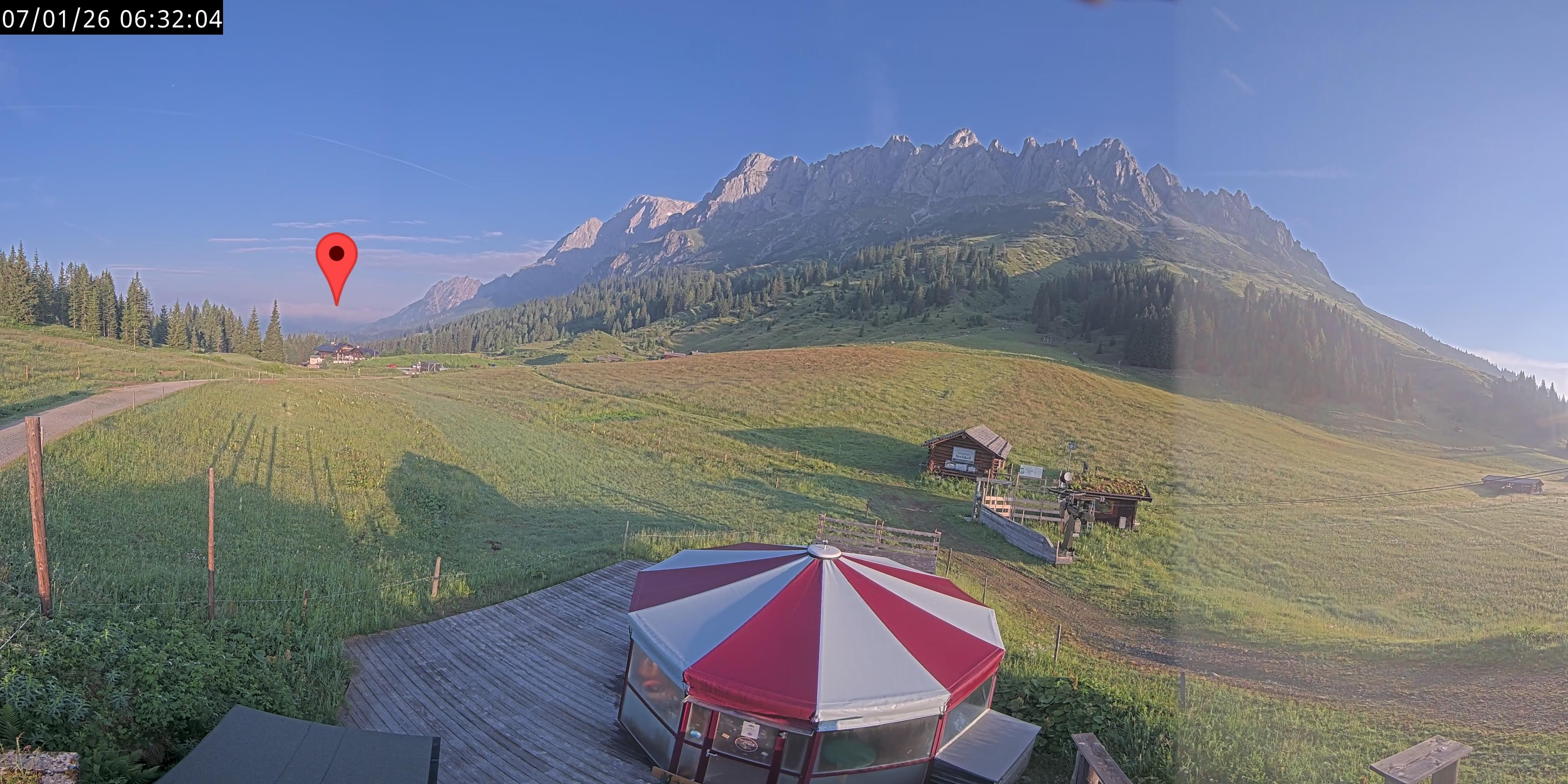 Archiv Foto Webcam Berghotel Arthurhaus am Hochkönig