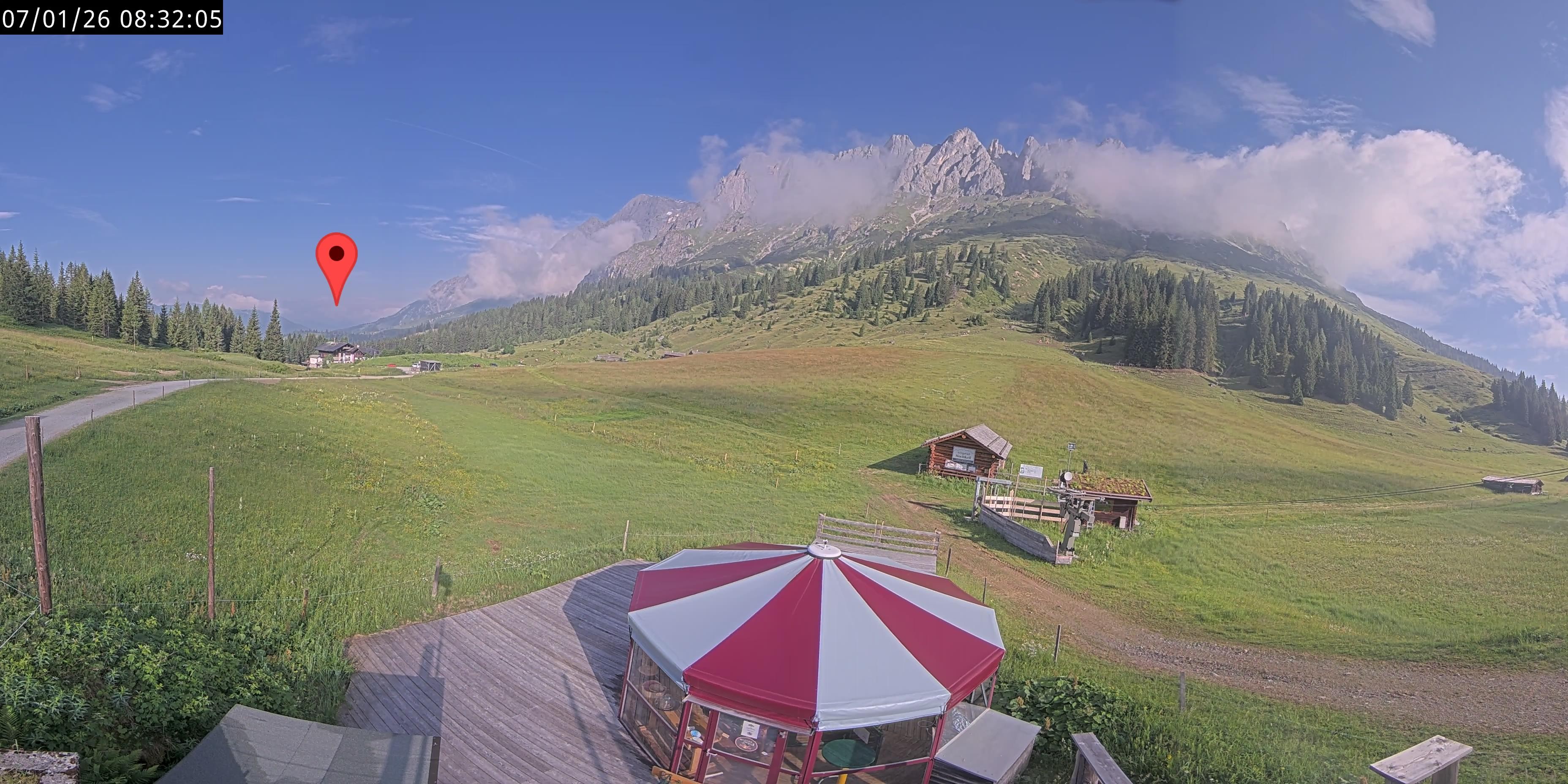 Archiv Foto Webcam Berghotel Arthurhaus am Hochkönig