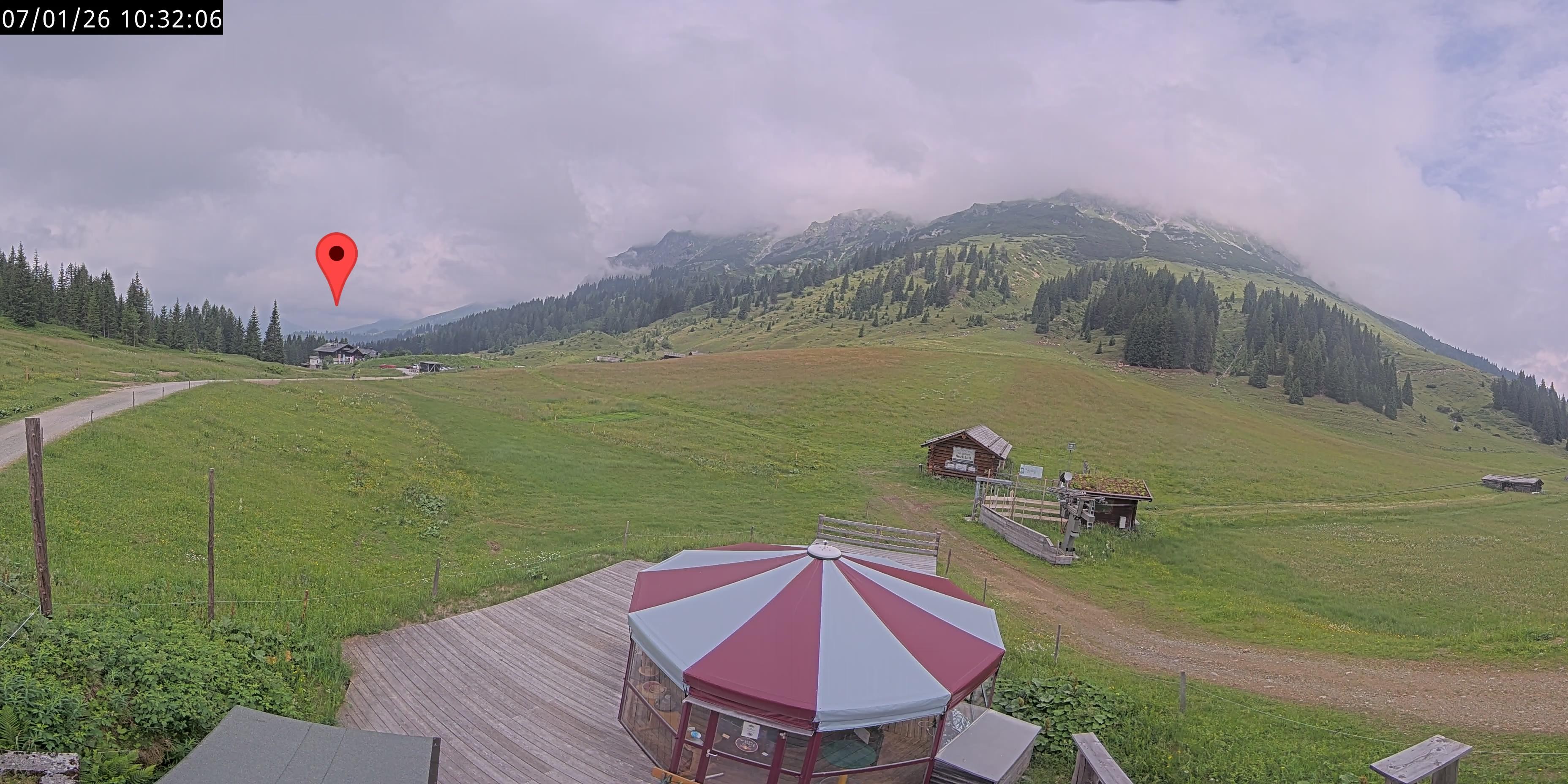 Archiv Foto Webcam Berghotel Arthurhaus am Hochkönig