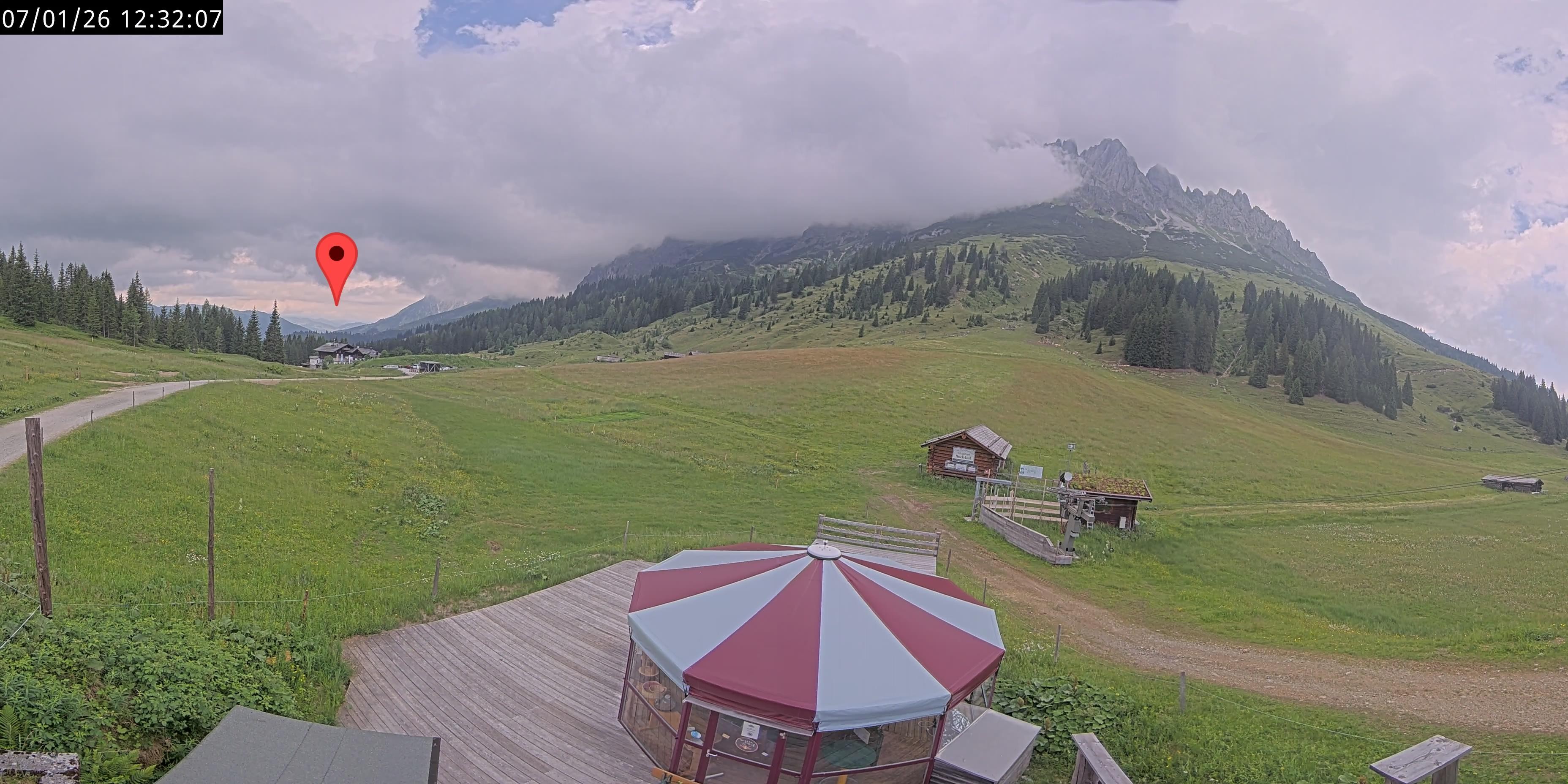 Archiv Foto Webcam Berghotel Arthurhaus am Hochkönig
