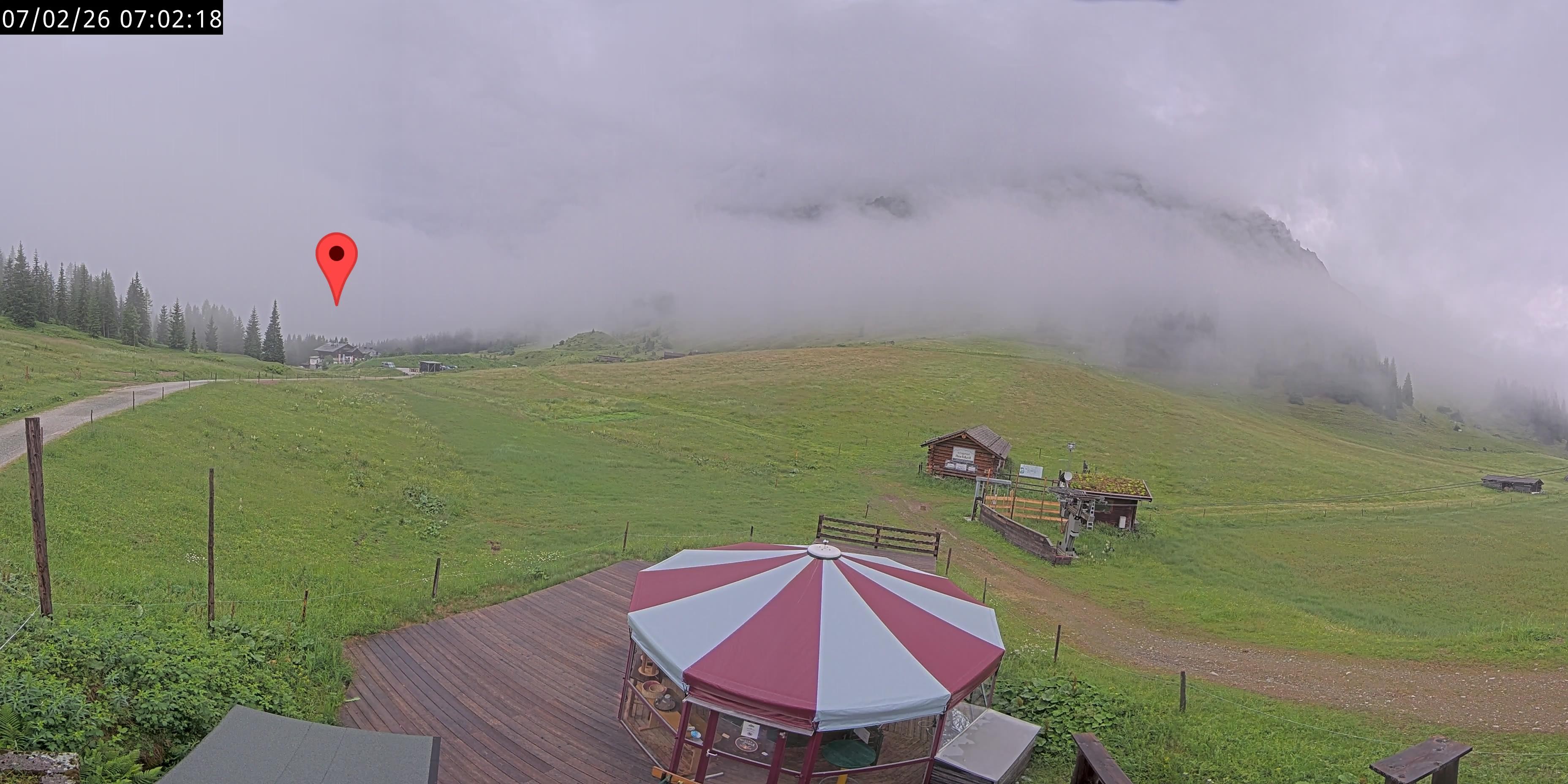 Archived image Webcam Mountain inn Arthurhaus at Hochkönig