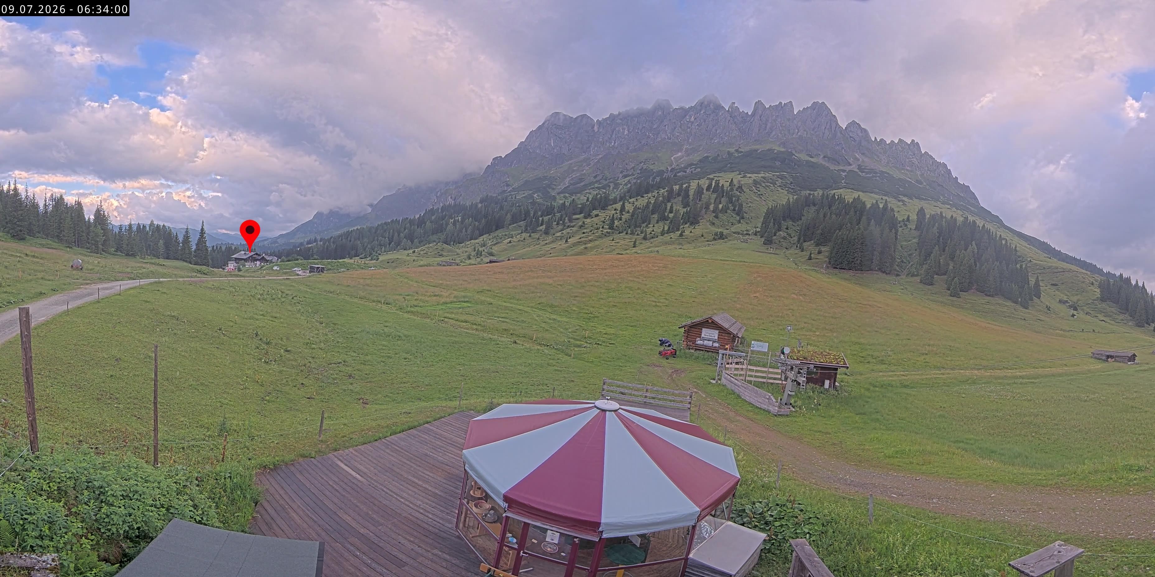 Archiv Foto Webcam Berghotel Arthurhaus am Hochkönig
