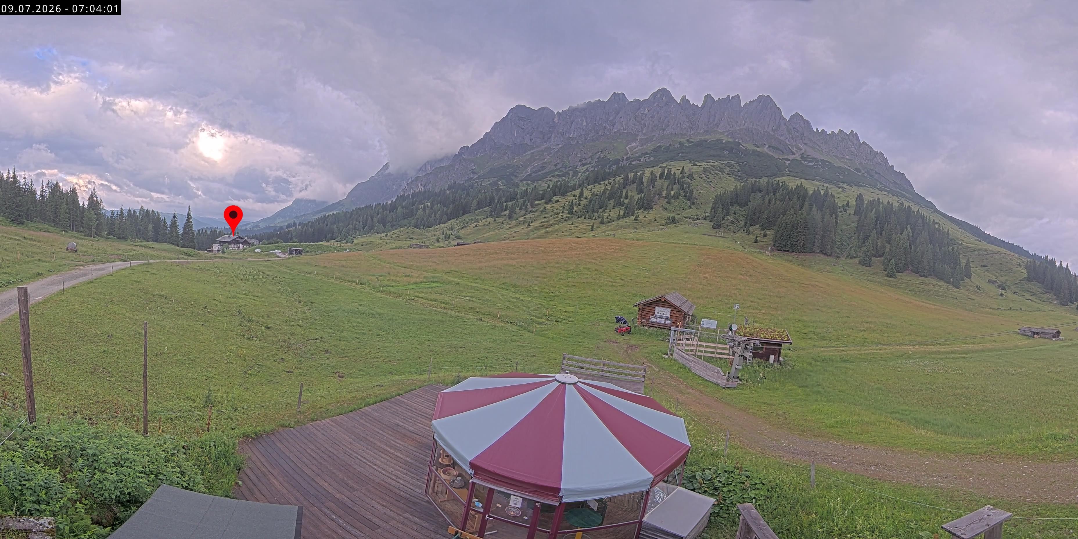 Archiv Foto Webcam Berghotel Arthurhaus am Hochkönig