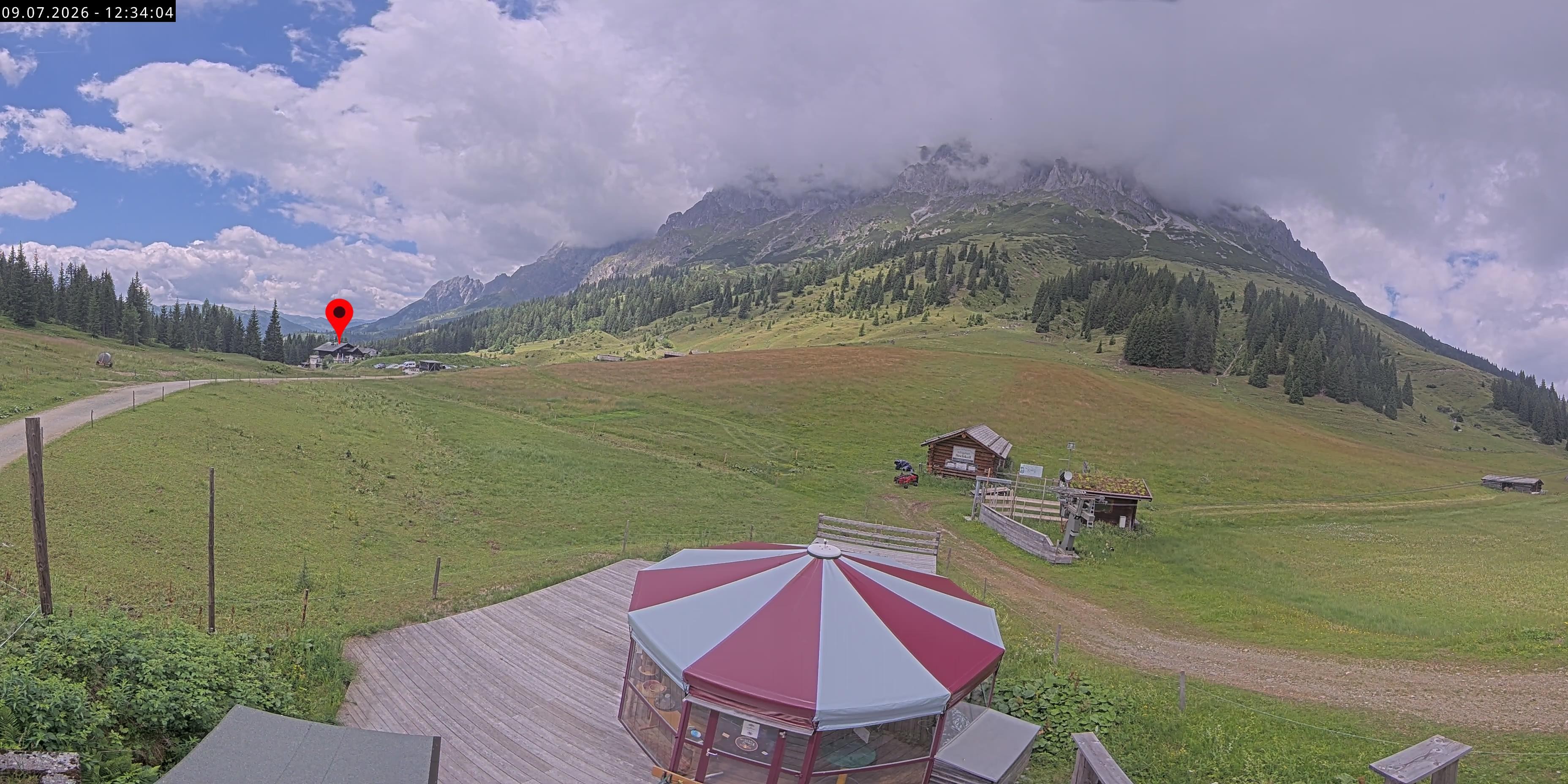 Archiv Foto Webcam Berghotel Arthurhaus am Hochkönig