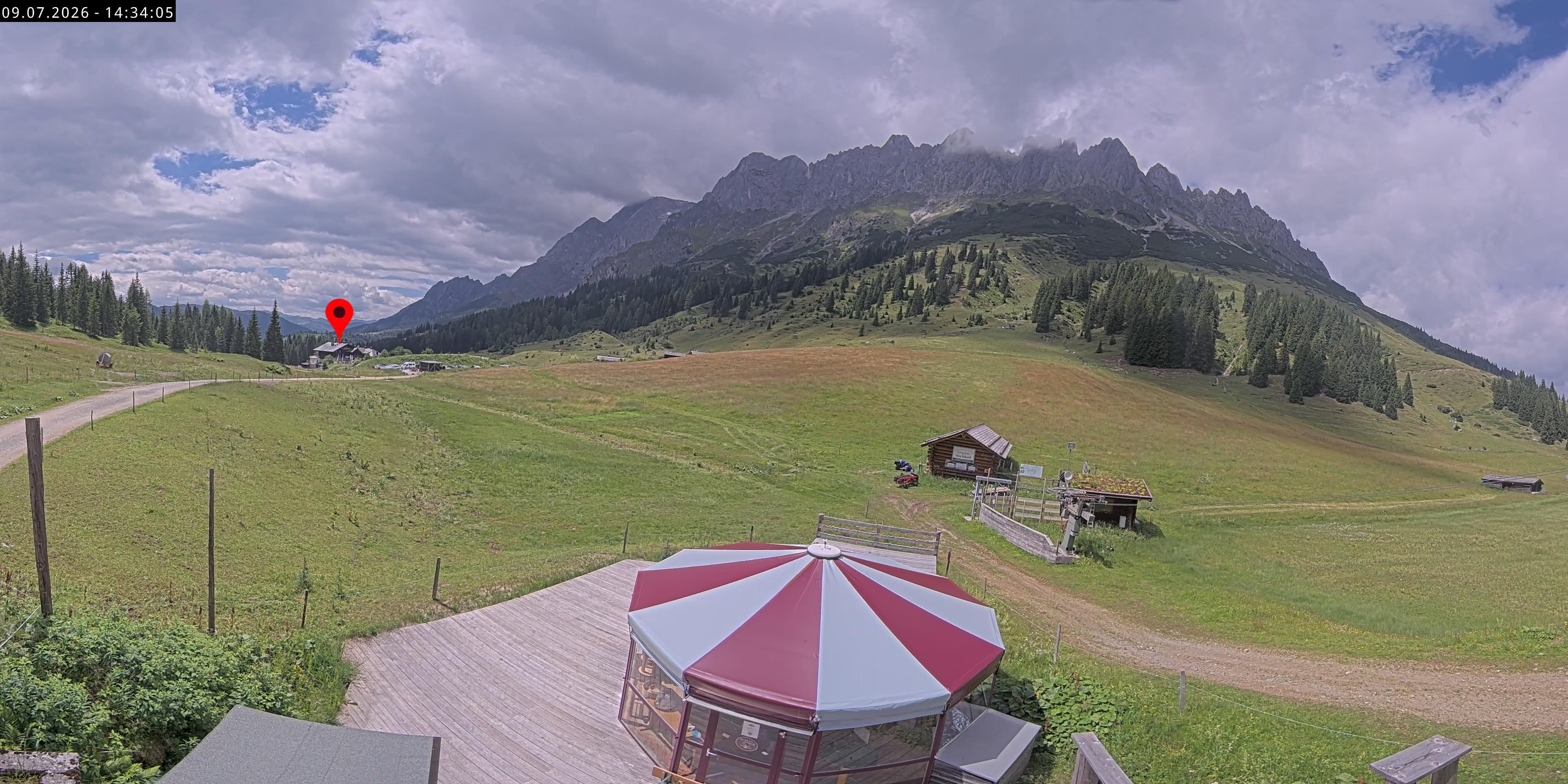 Archiv Foto Webcam Berghotel Arthurhaus am Hochkönig