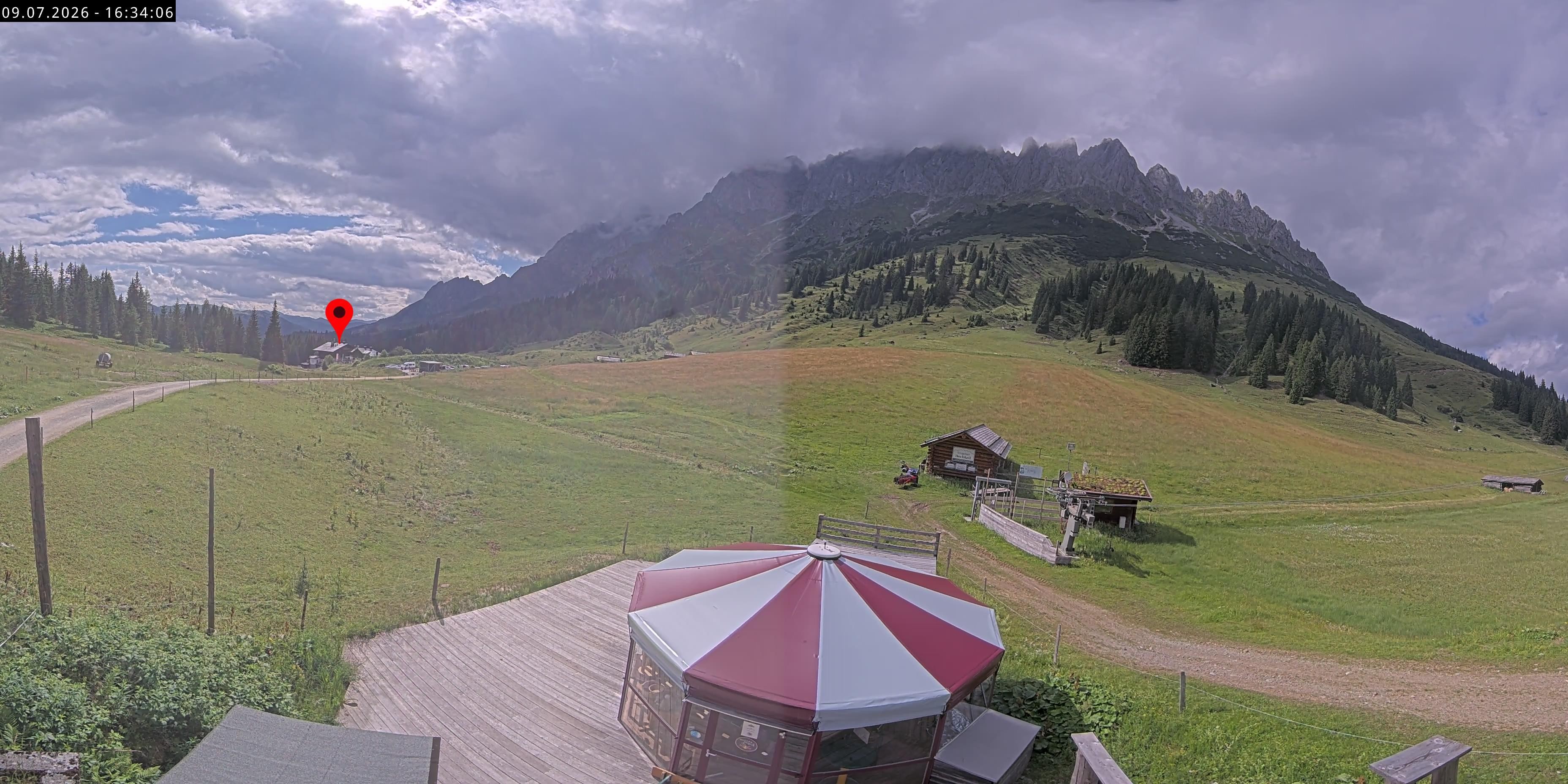 Archiv Foto Webcam Berghotel Arthurhaus am Hochkönig