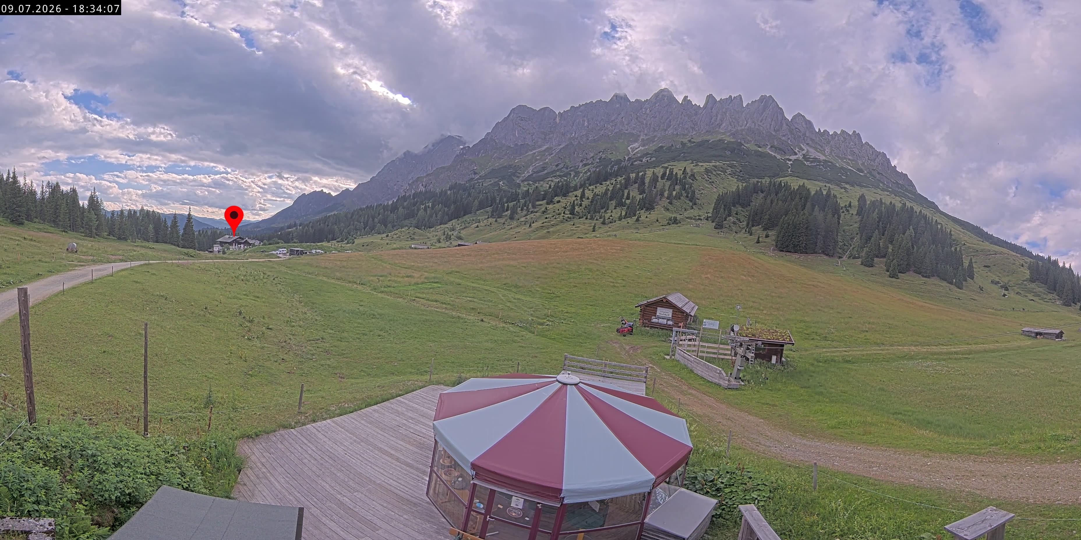 Archiv Foto Webcam Berghotel Arthurhaus am Hochkönig