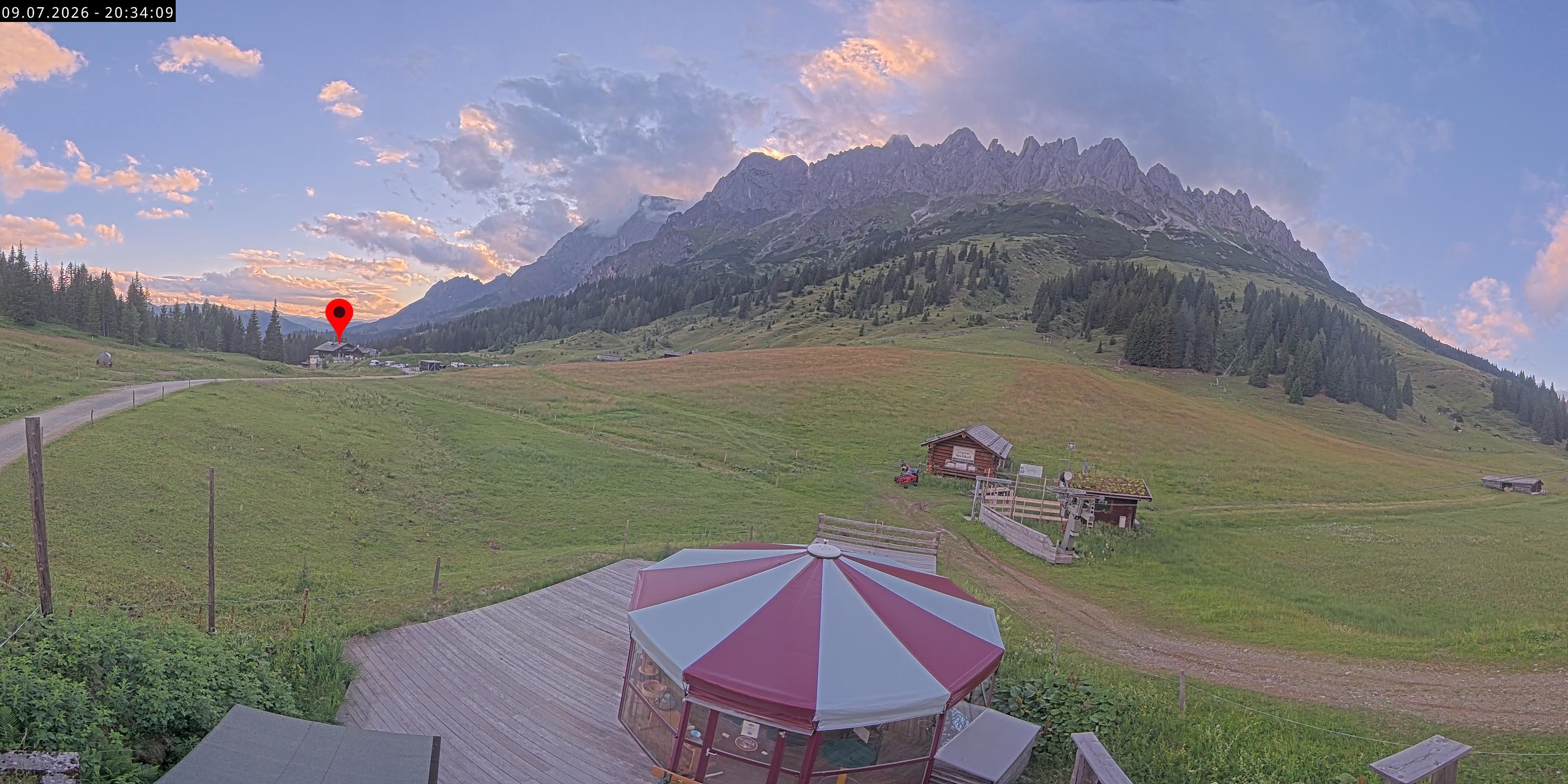 Archiv Foto Webcam Berghotel Arthurhaus am Hochkönig