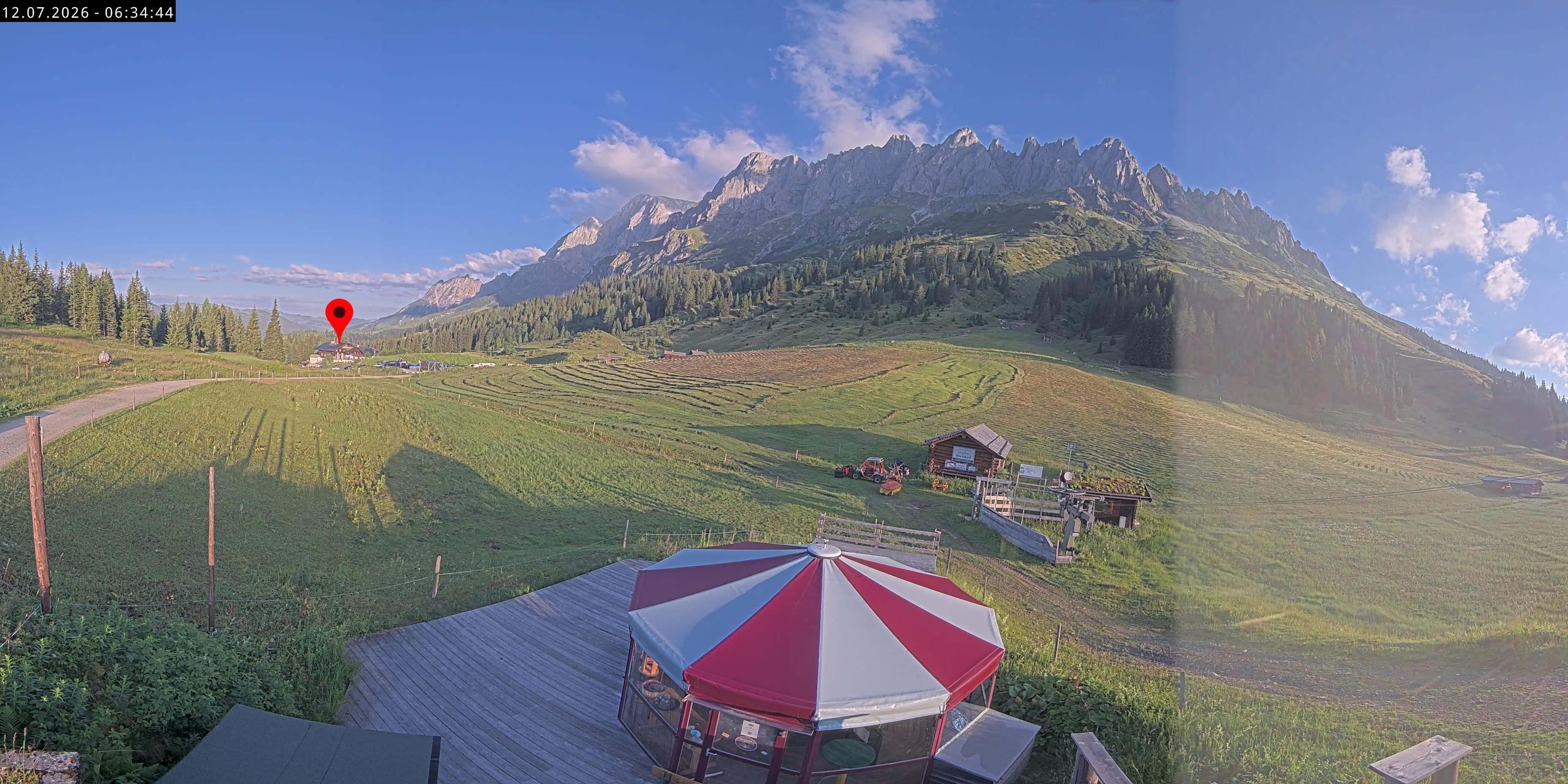 Archiv Foto Webcam Berghotel Arthurhaus am Hochkönig