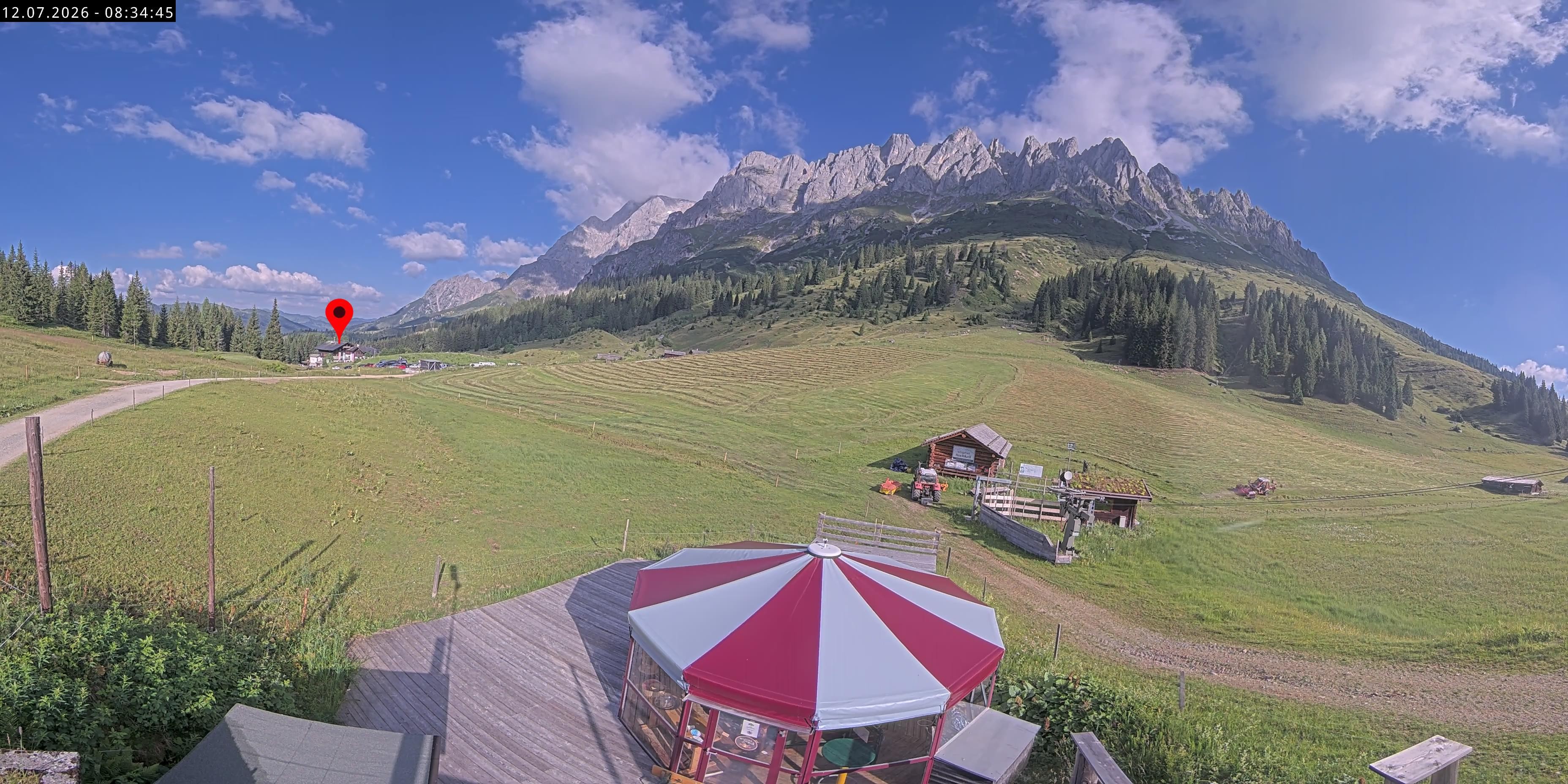 Archiv Foto Webcam Berghotel Arthurhaus am Hochkönig