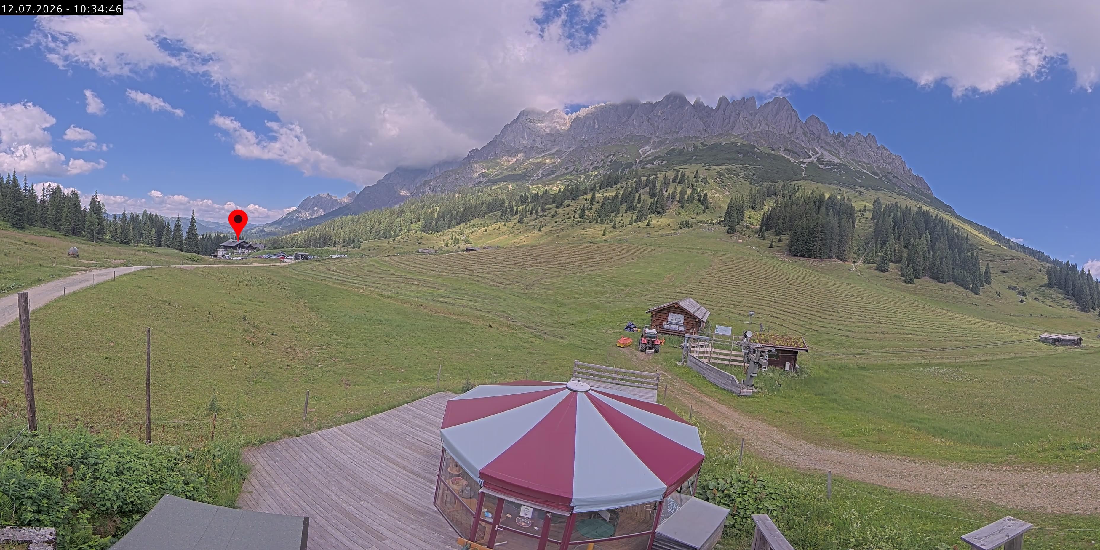 Archiv Foto Webcam Berghotel Arthurhaus am Hochkönig