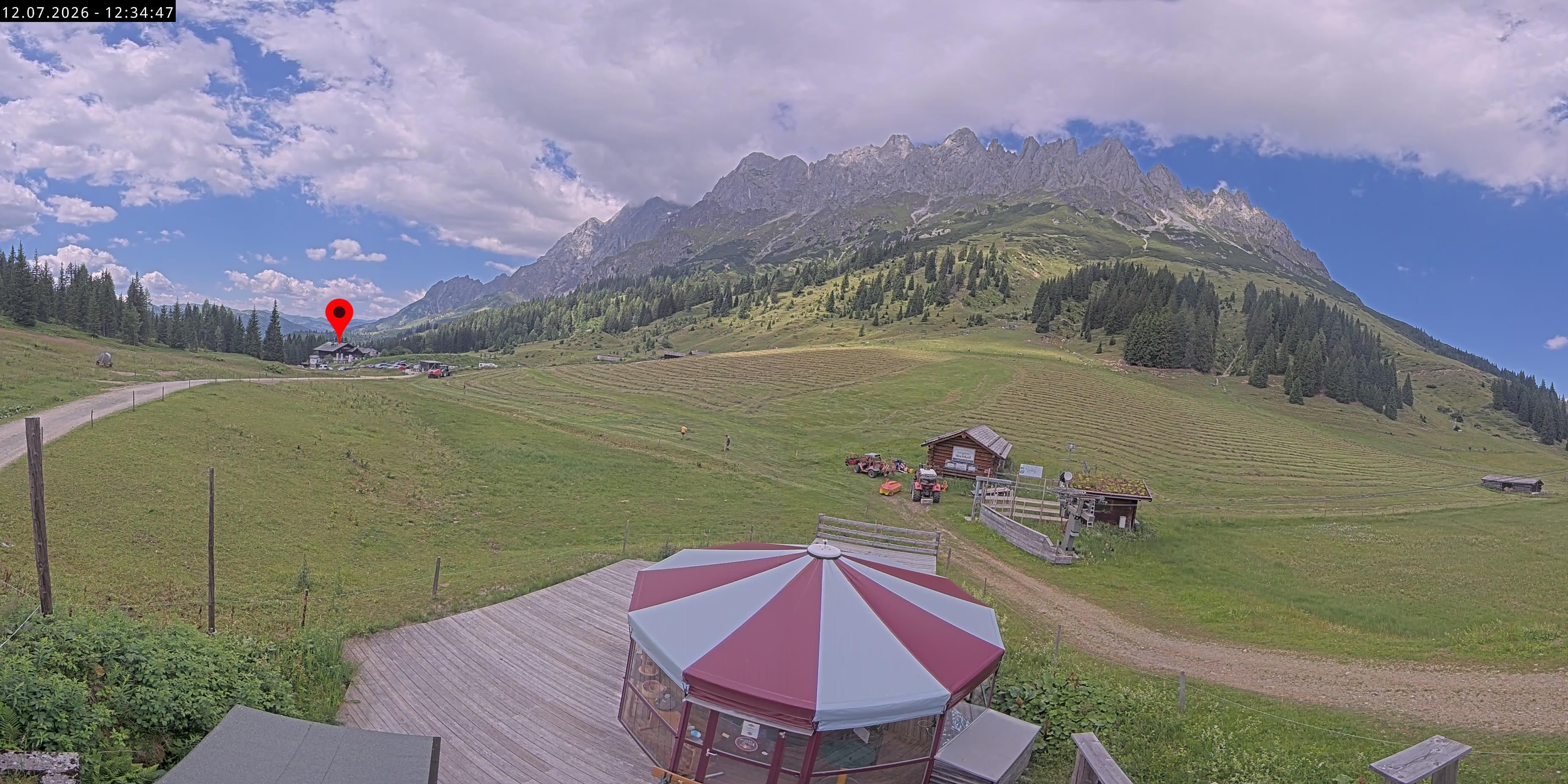 Archiv Foto Webcam Berghotel Arthurhaus am Hochkönig