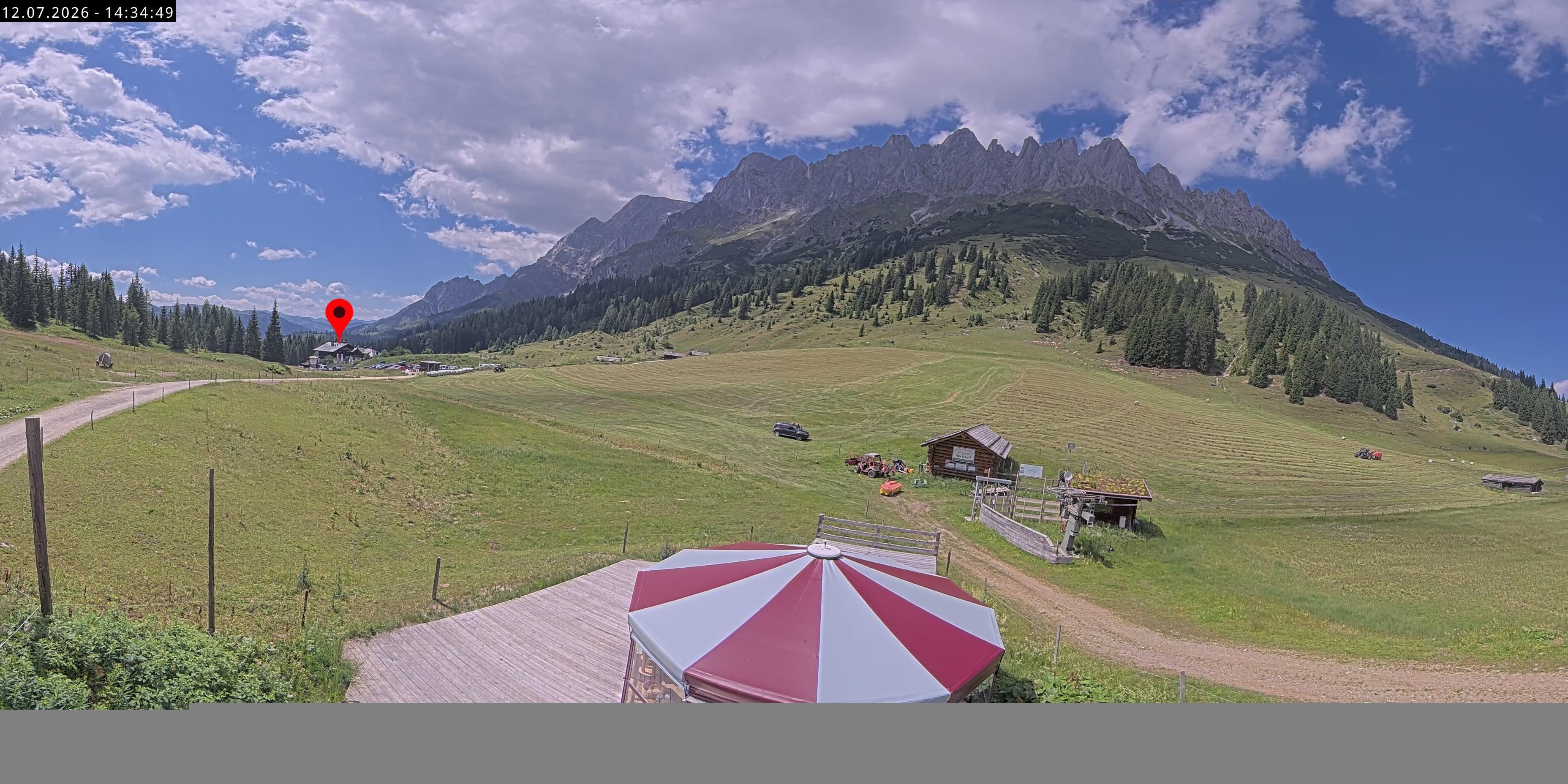 Archiv Foto Webcam Berghotel Arthurhaus am Hochkönig