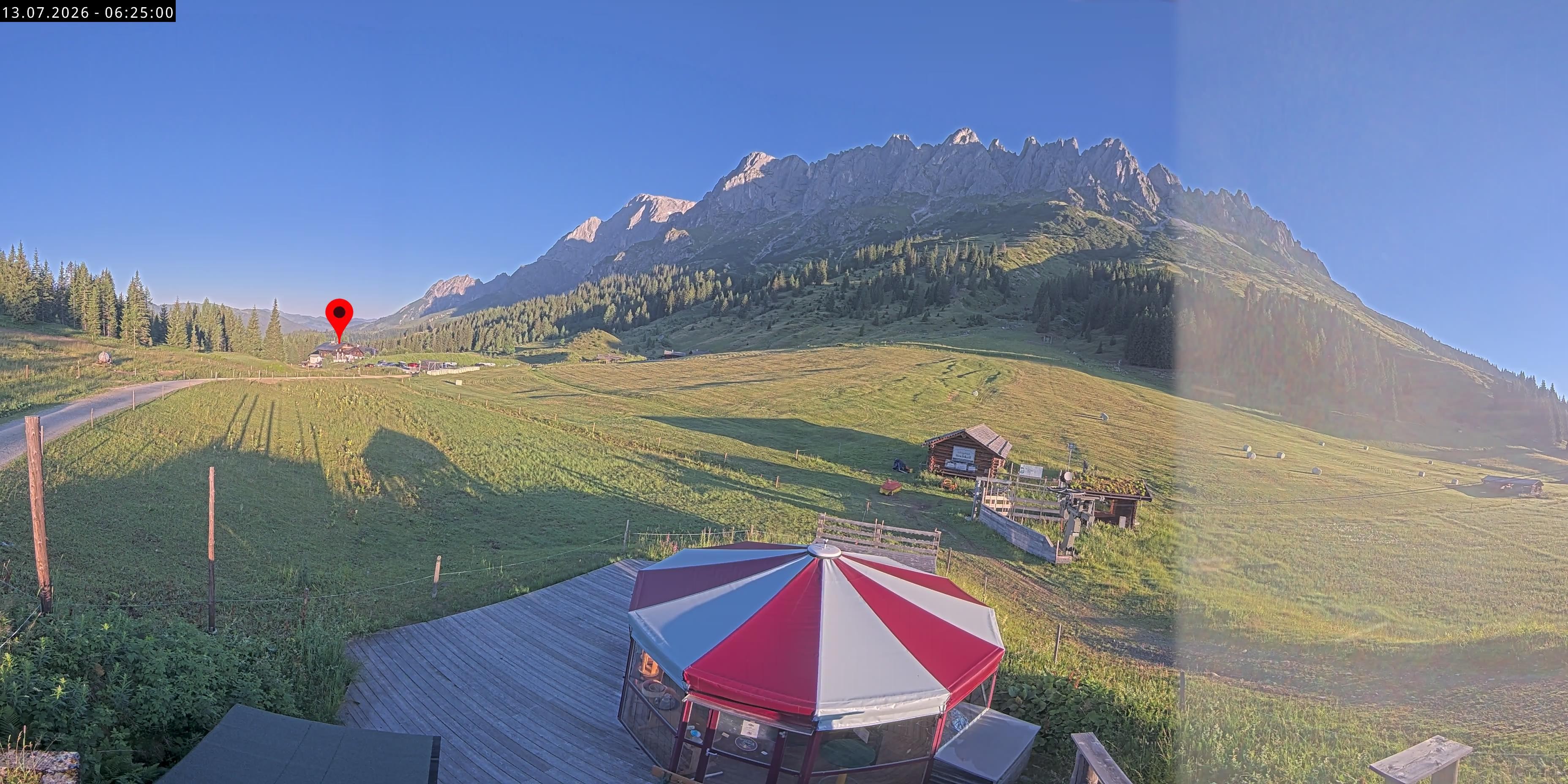 Archiv Foto Webcam Berghotel Arthurhaus am Hochkönig