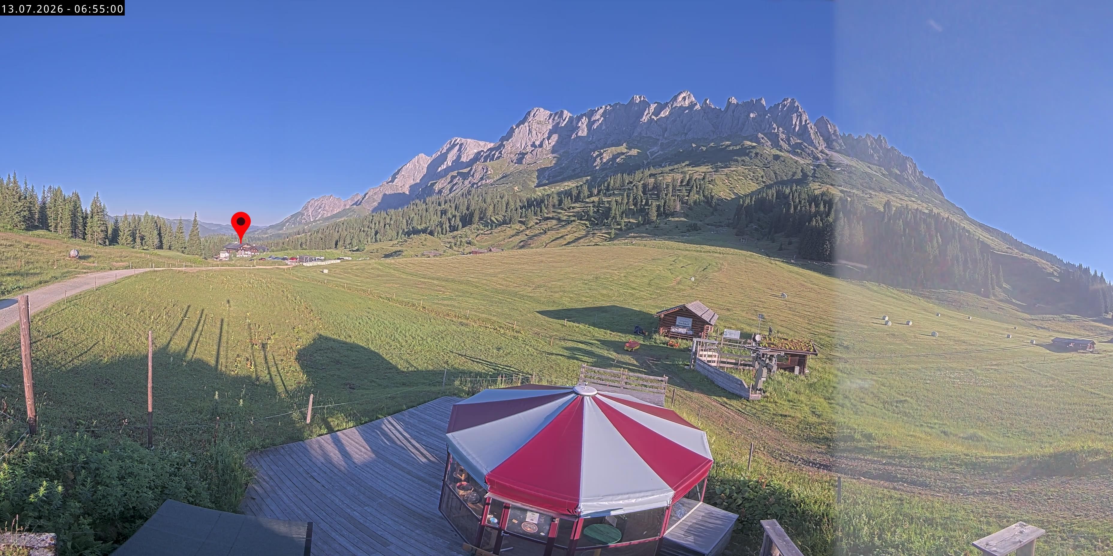 Archiv Foto Webcam Berghotel Arthurhaus am Hochkönig