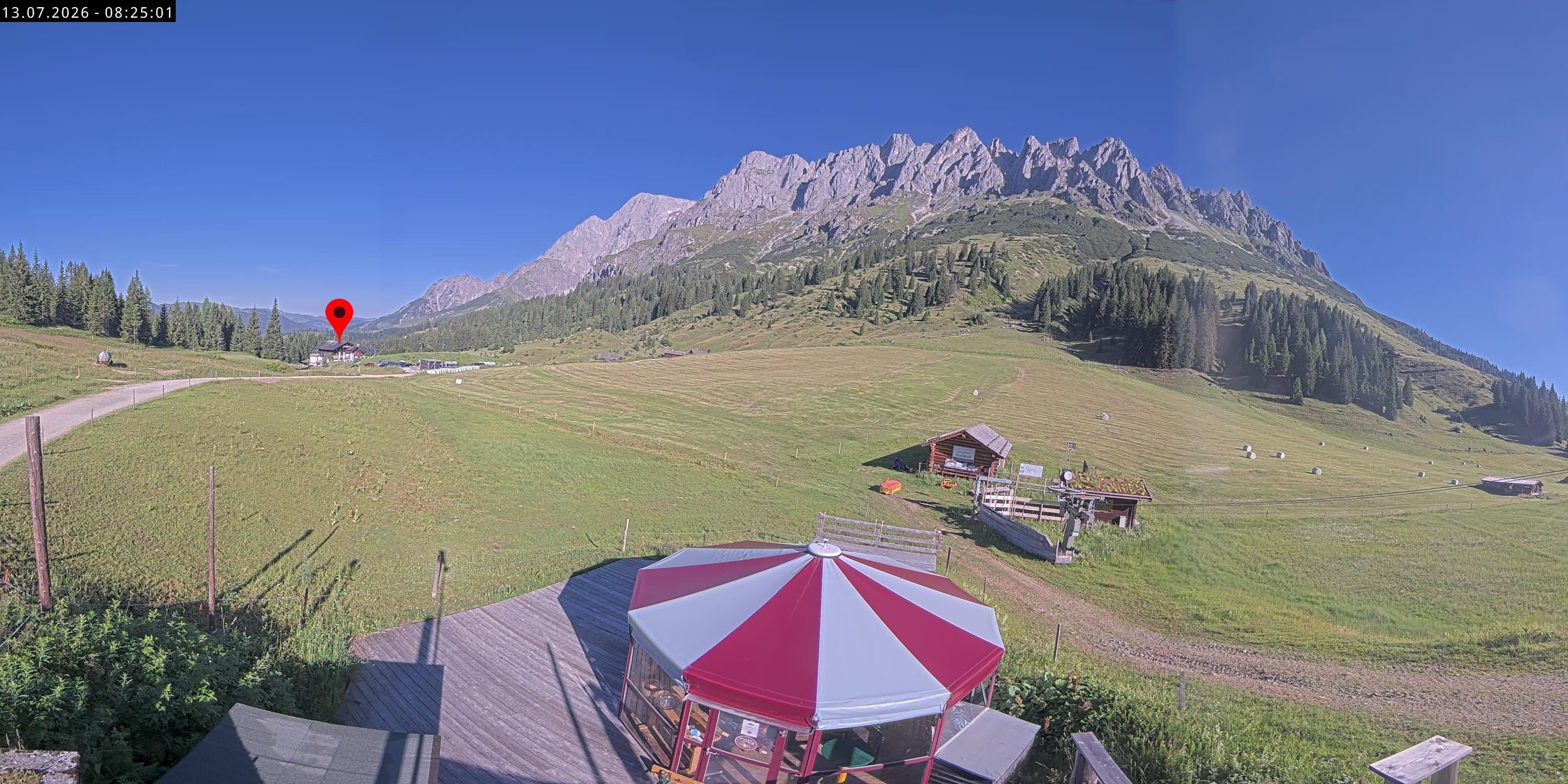 Archiv Foto Webcam Berghotel Arthurhaus am Hochkönig