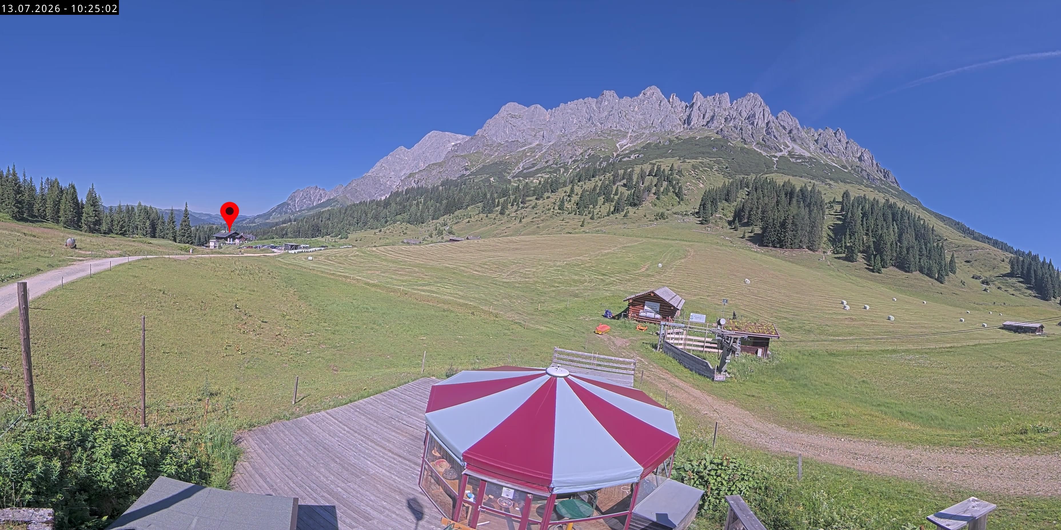 Archiv Foto Webcam Berghotel Arthurhaus am Hochkönig