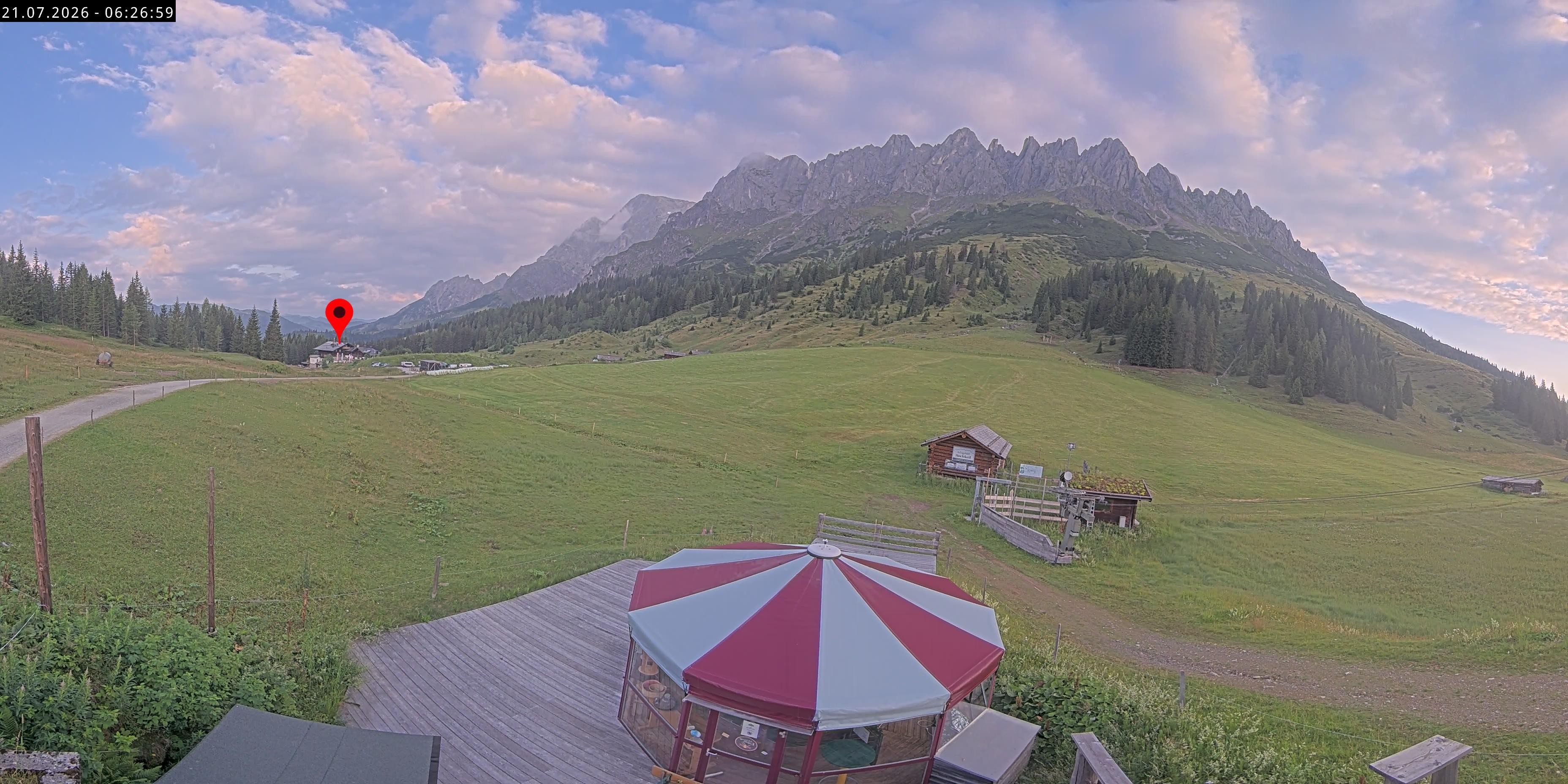 Archiv Foto Webcam Berghotel Arthurhaus am Hochkönig