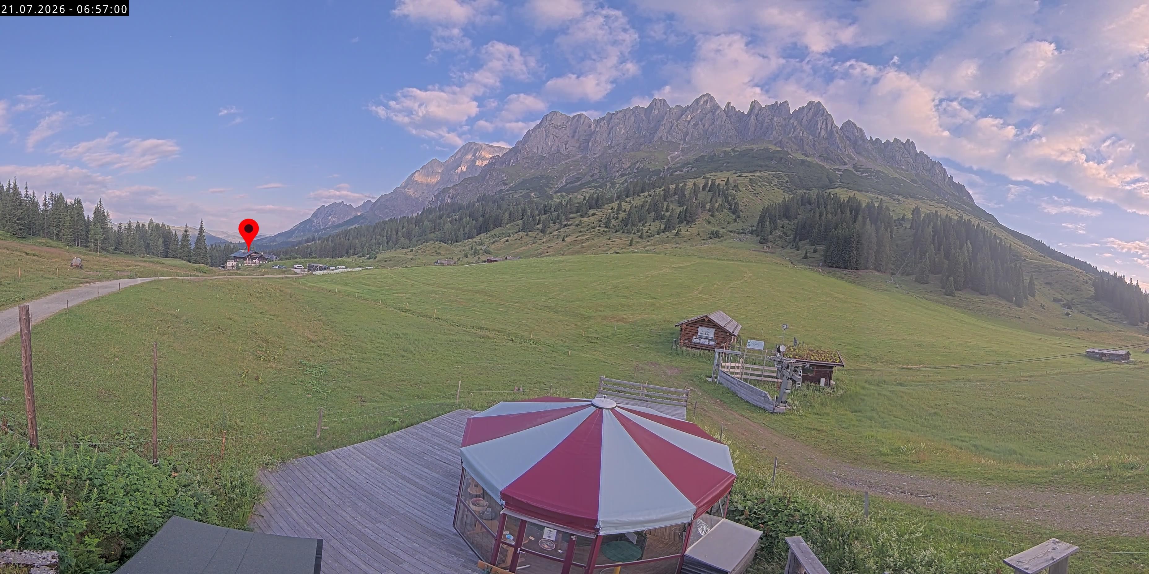 Archiv Foto Webcam Berghotel Arthurhaus am Hochkönig