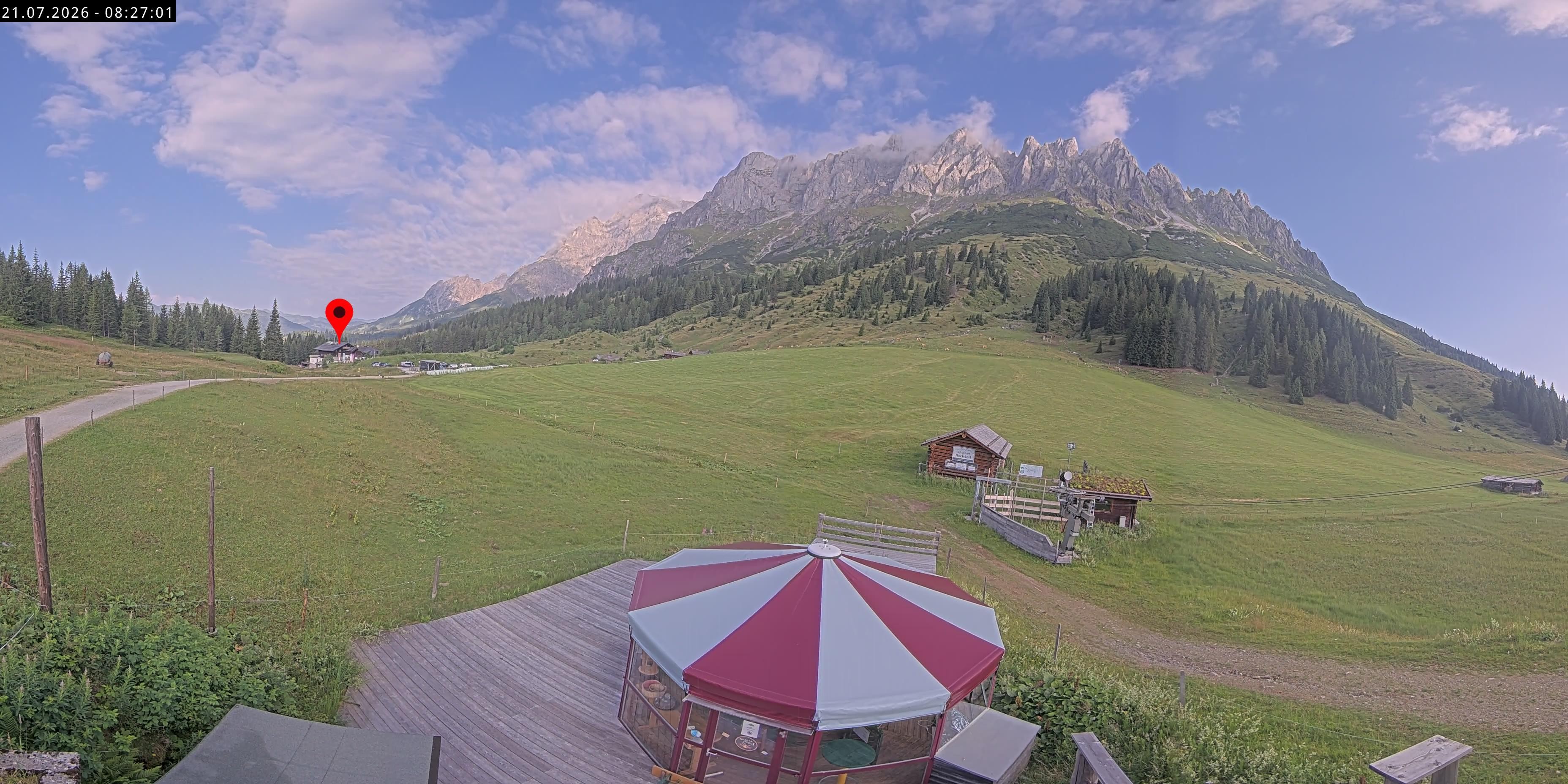 Archiv Foto Webcam Berghotel Arthurhaus am Hochkönig