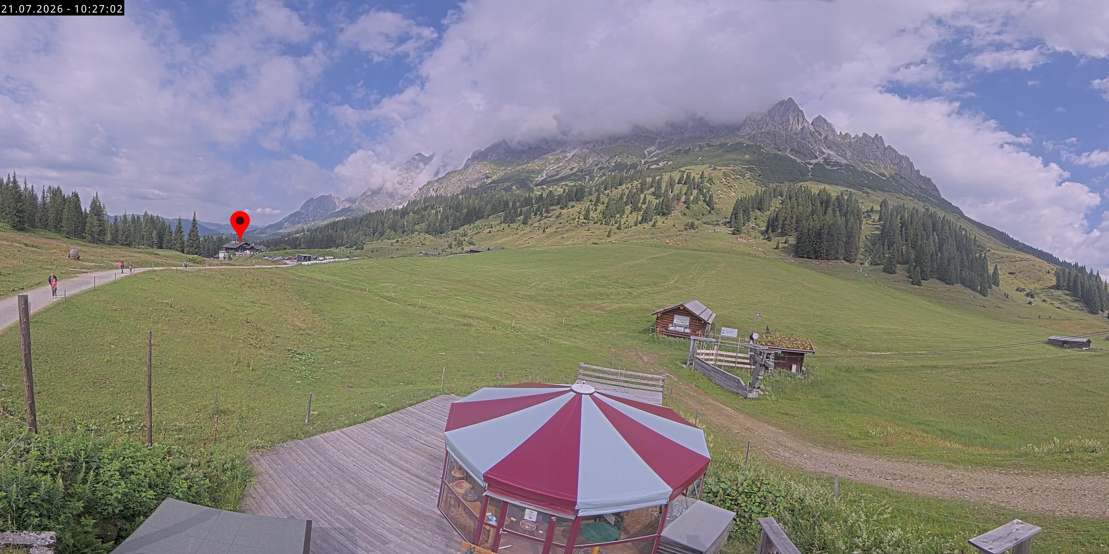 Archiv Foto Webcam Berghotel Arthurhaus am Hochkönig