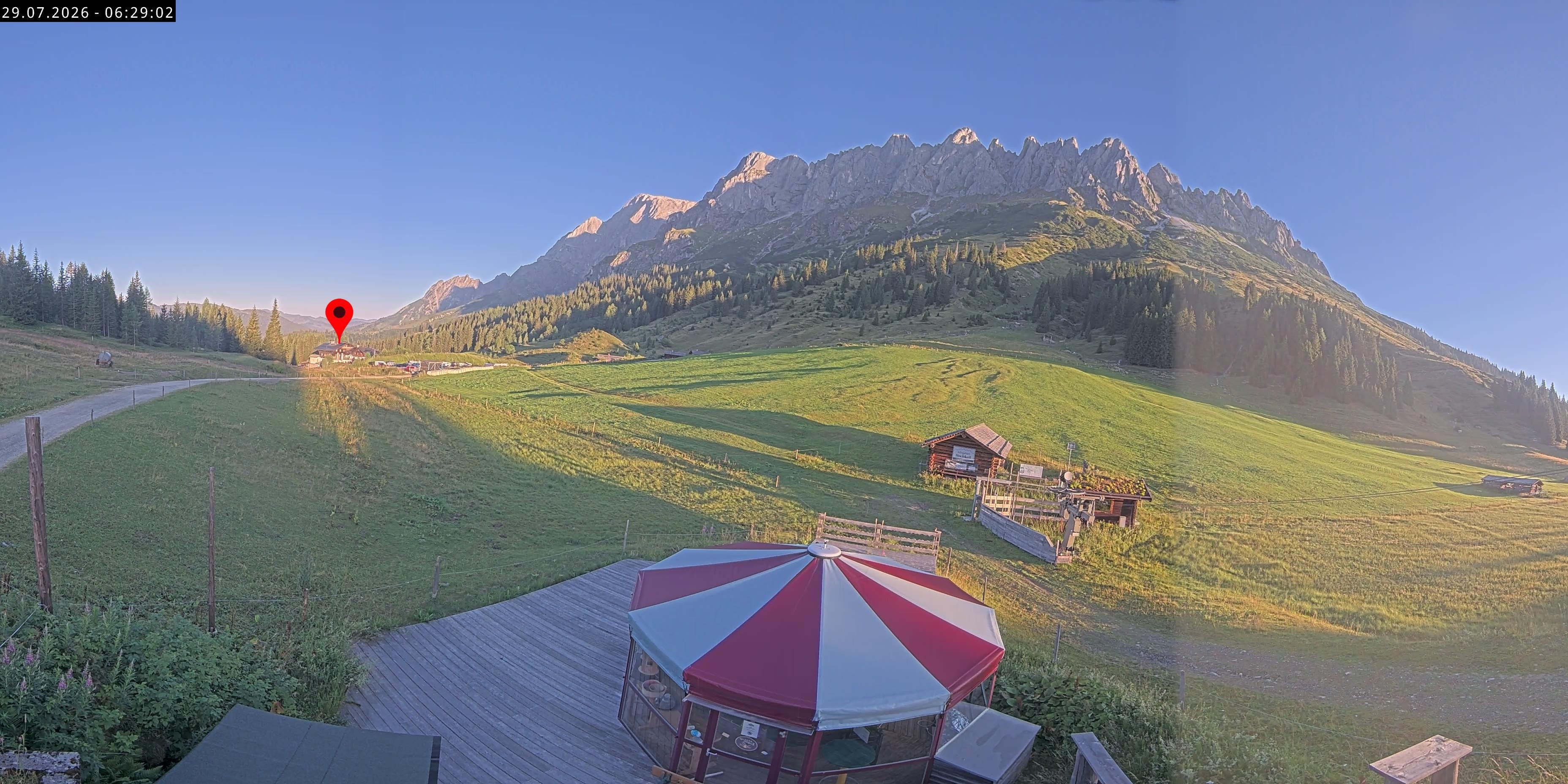 Archiv Foto Webcam Berghotel Arthurhaus am Hochkönig