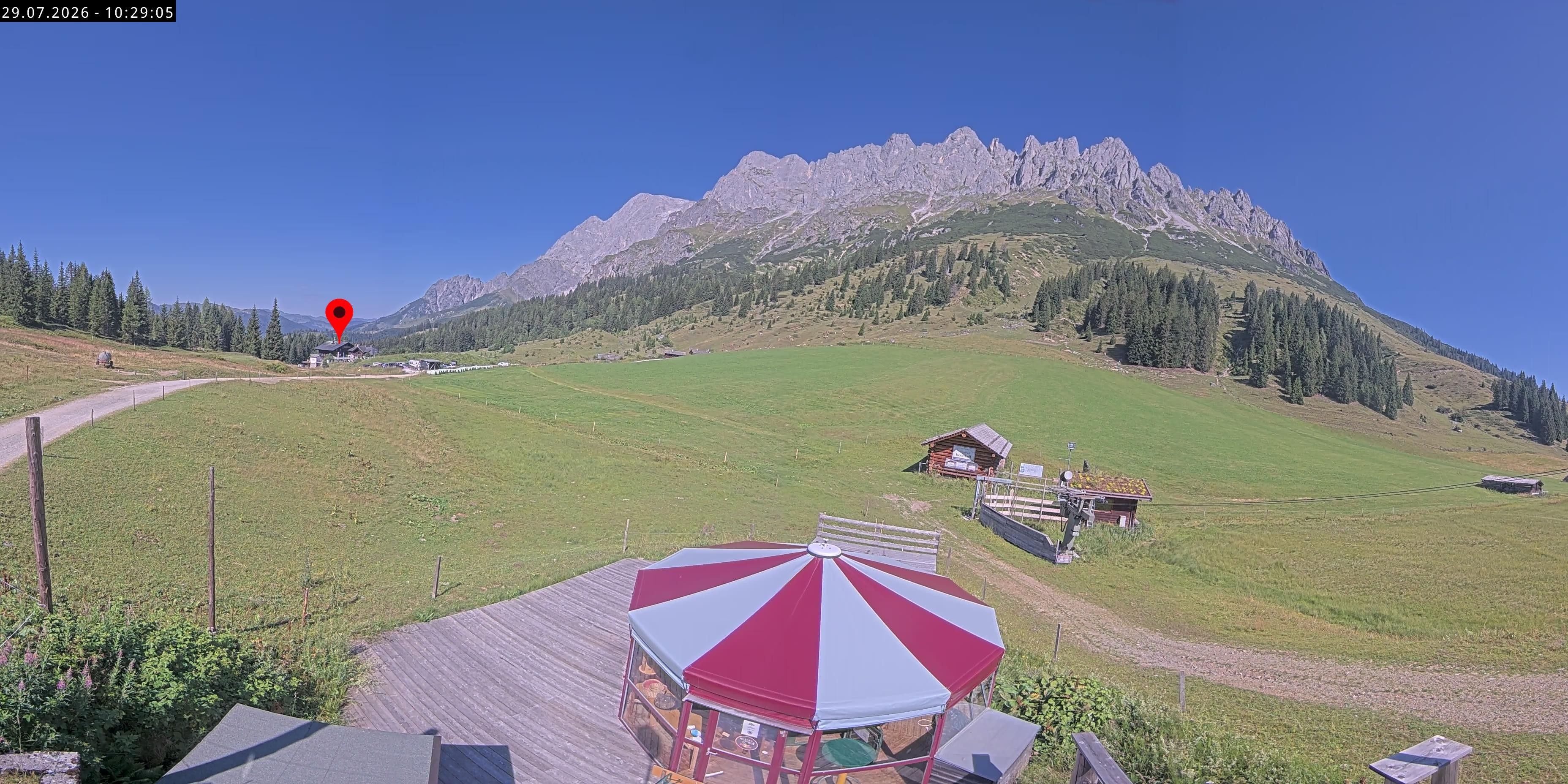 Archiv Foto Webcam Berghotel Arthurhaus am Hochkönig