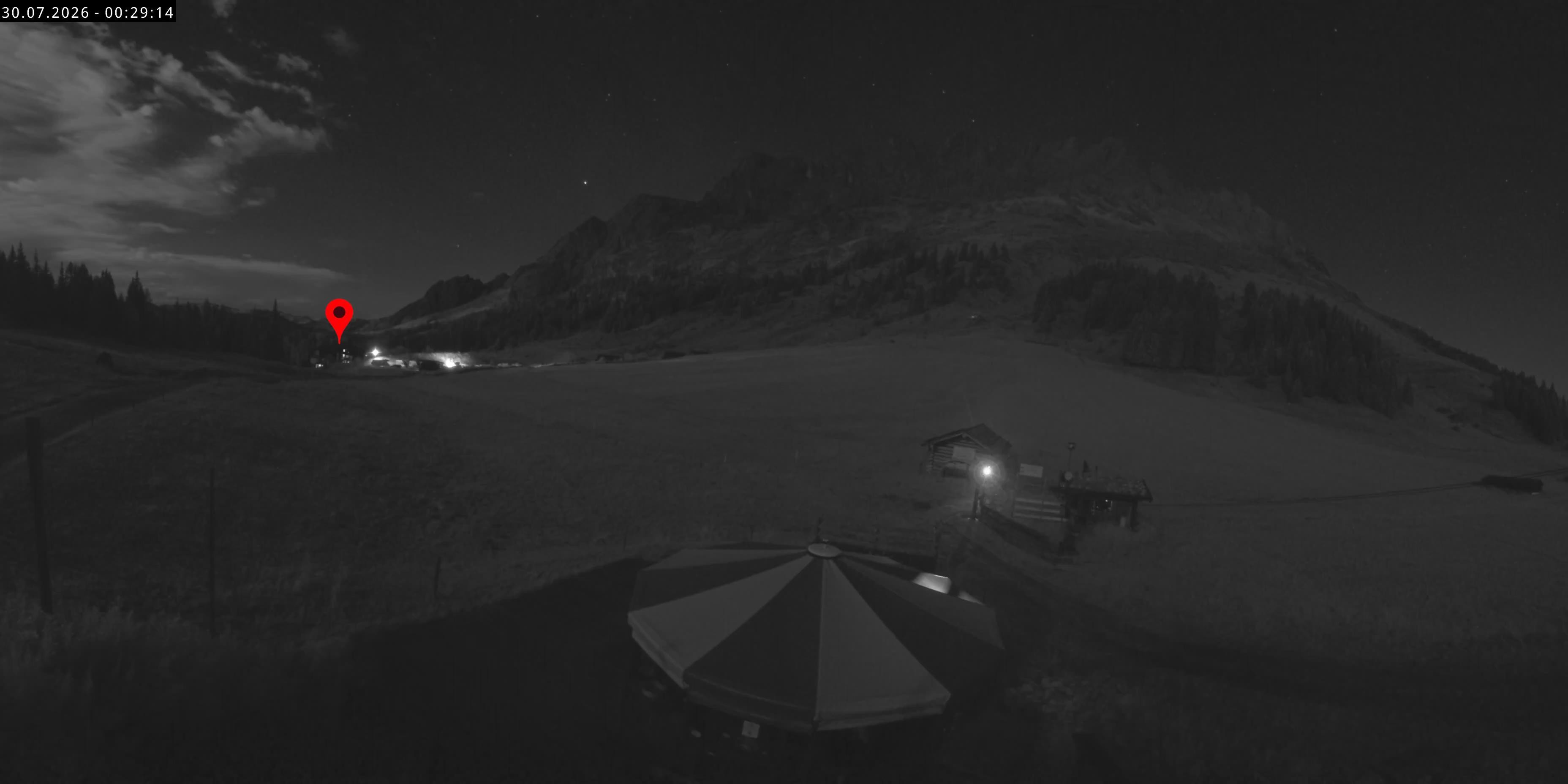Archived image Webcam Mountain inn Arthurhaus at Hochkönig