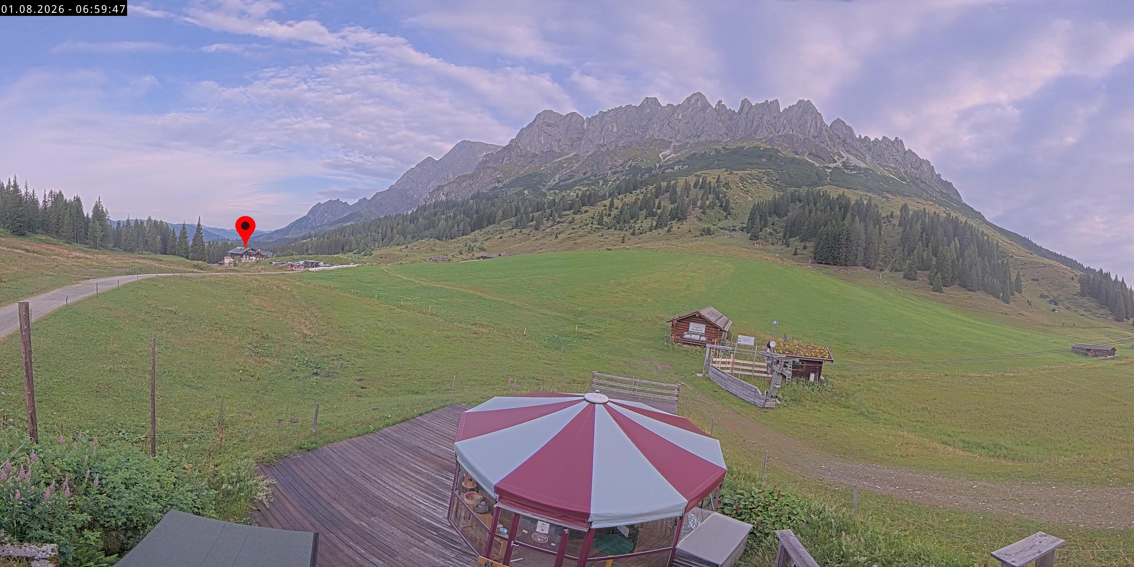 Archiv Foto Webcam Berghotel Arthurhaus am Hochkönig