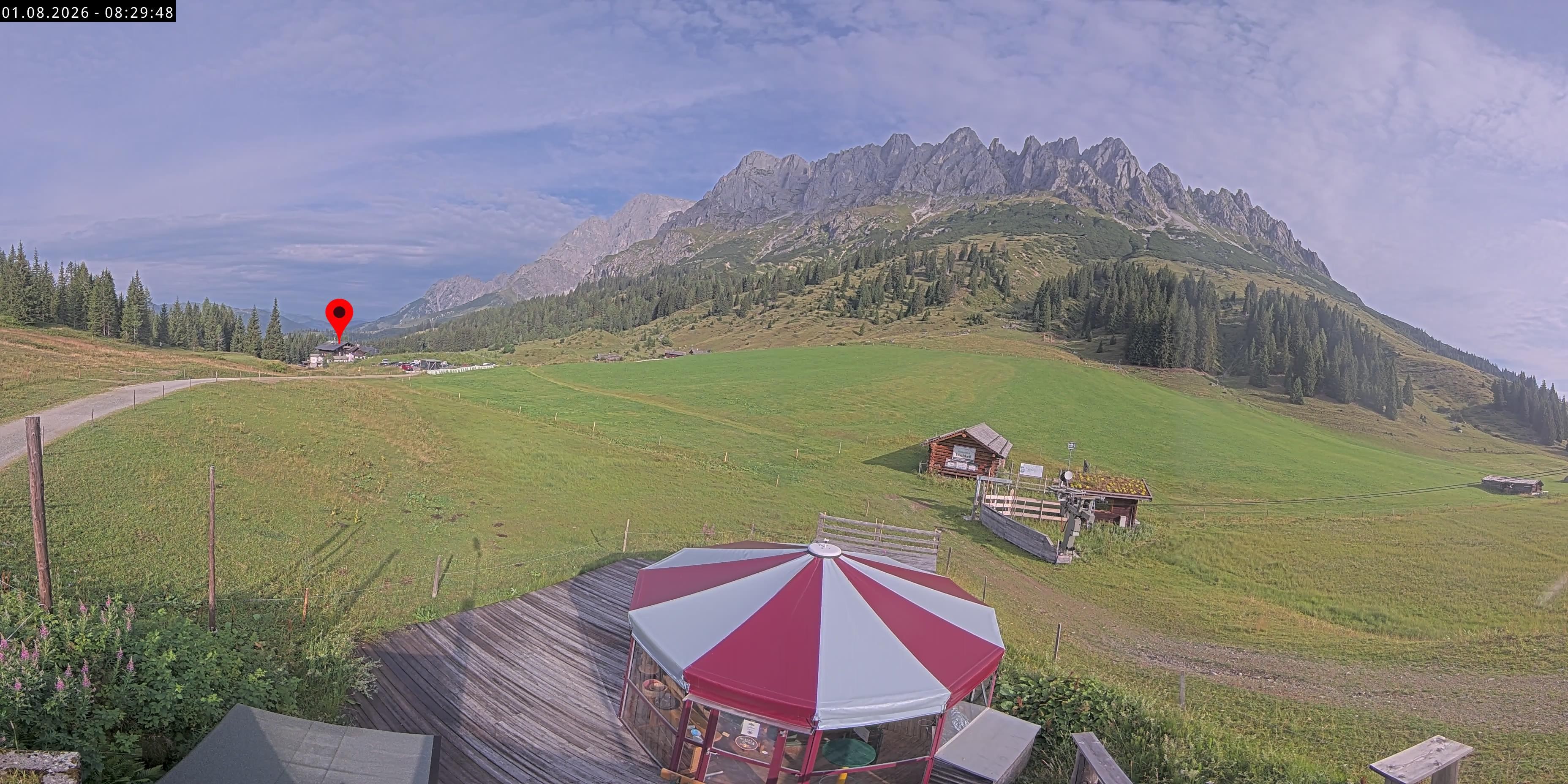 Archiv Foto Webcam Berghotel Arthurhaus am Hochkönig