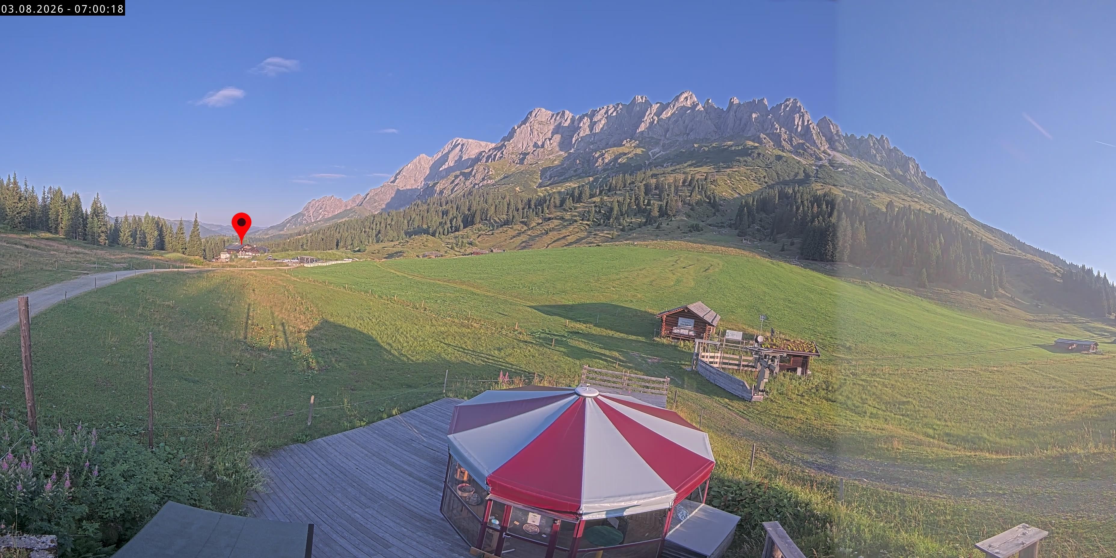 Archiv Foto Webcam Berghotel Arthurhaus am Hochkönig