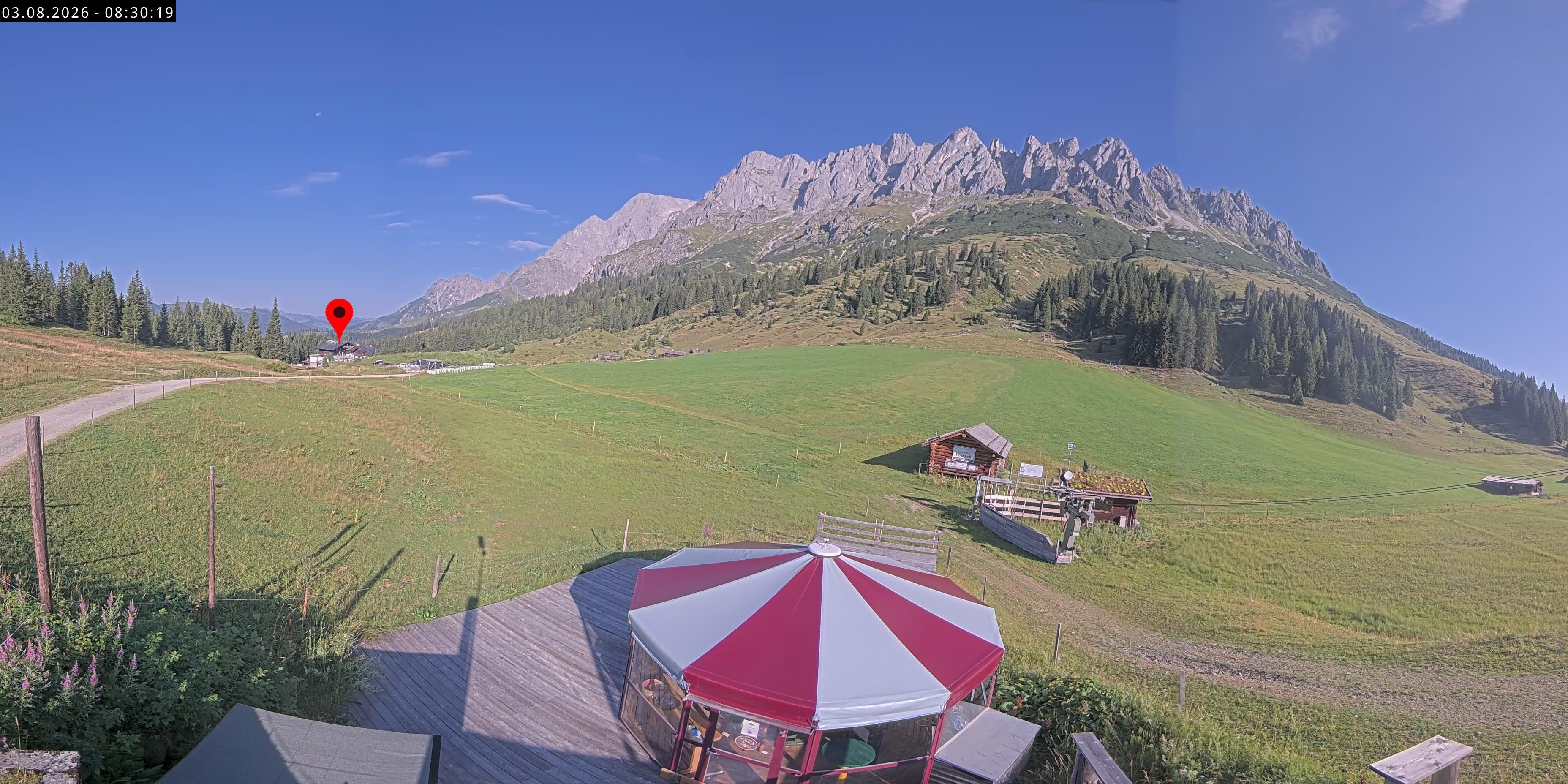 Archiv Foto Webcam Berghotel Arthurhaus am Hochkönig