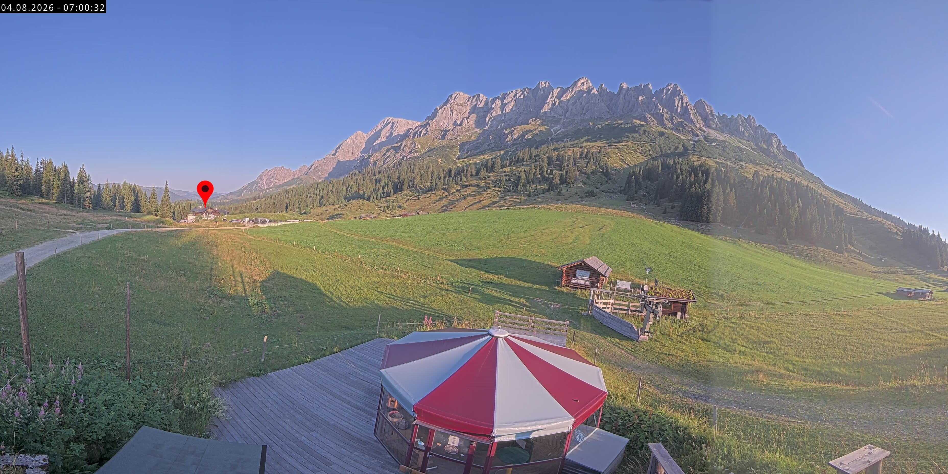 Archiv Foto Webcam Berghotel Arthurhaus am Hochkönig