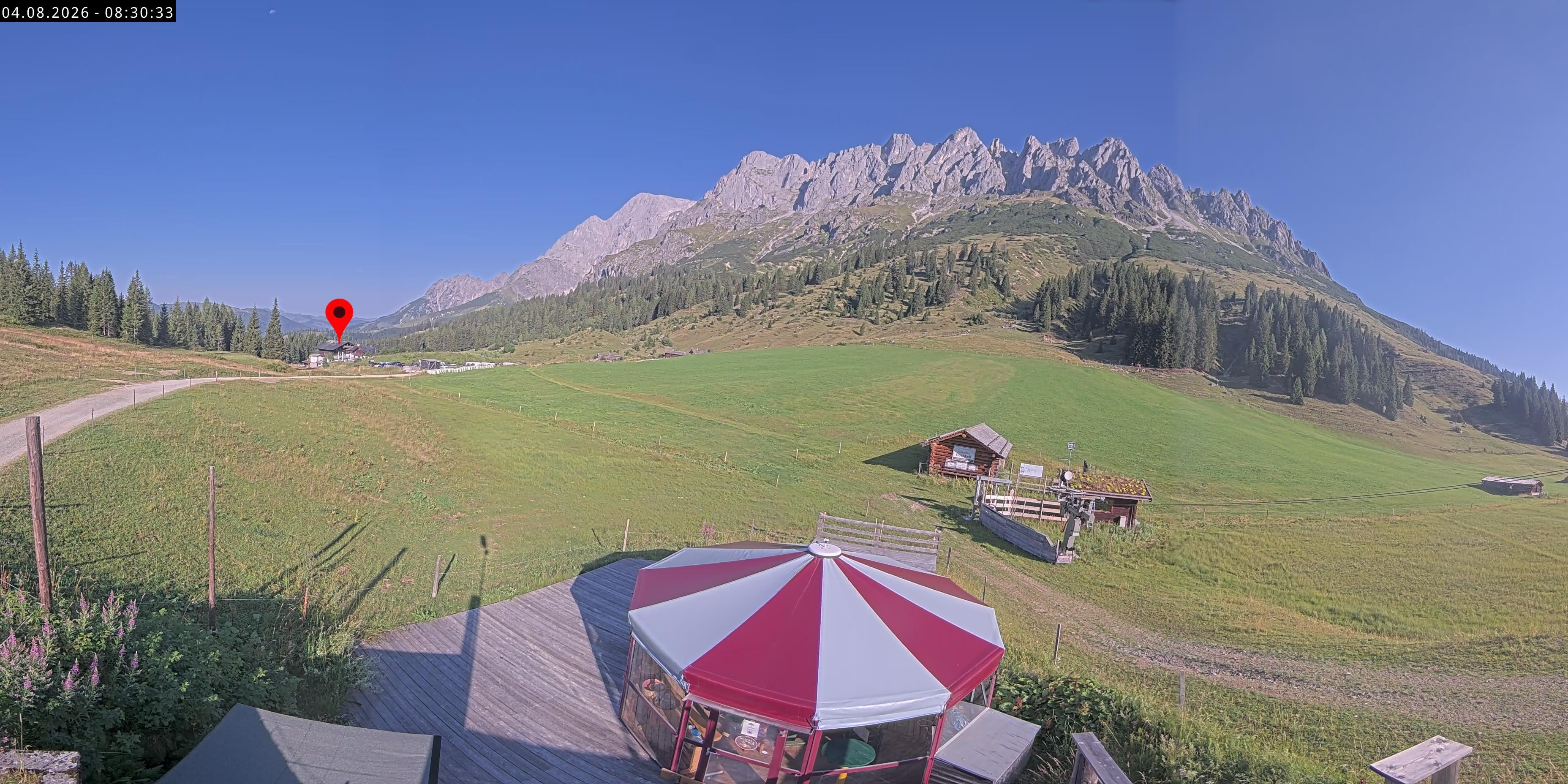 Archiv Foto Webcam Berghotel Arthurhaus am Hochkönig